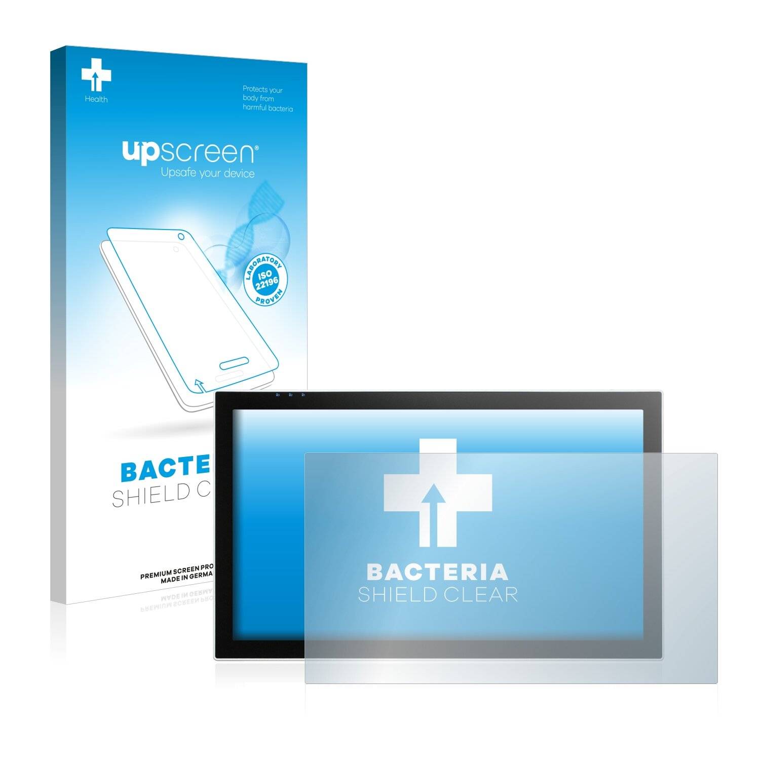 upscreen Bacteria Shield Clear Premium Antibakterielle Displayschutzfolie für DT Research