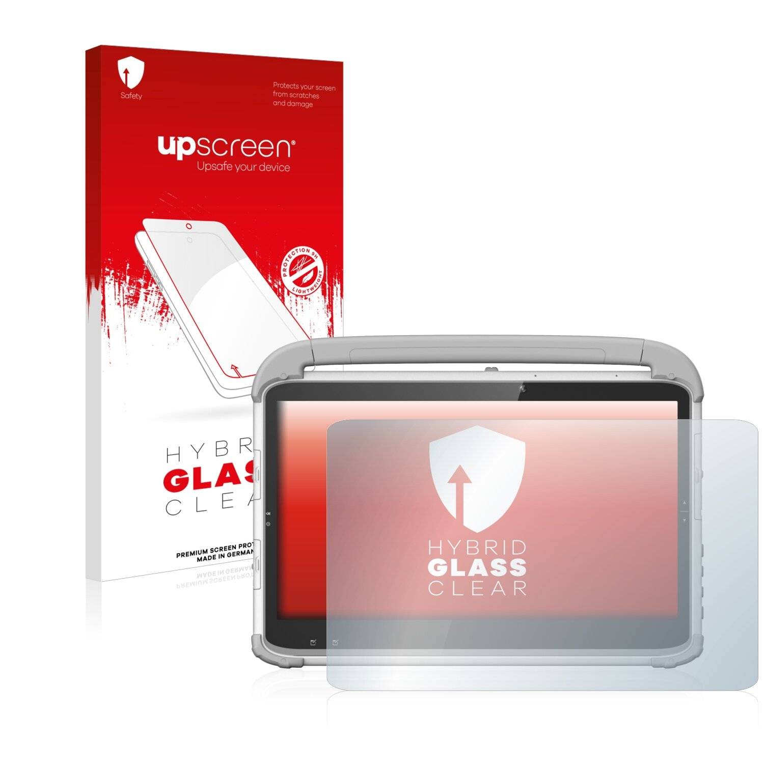 upscreen Hybrid Glass Clear Premium Schutzglas Folie für DT Research