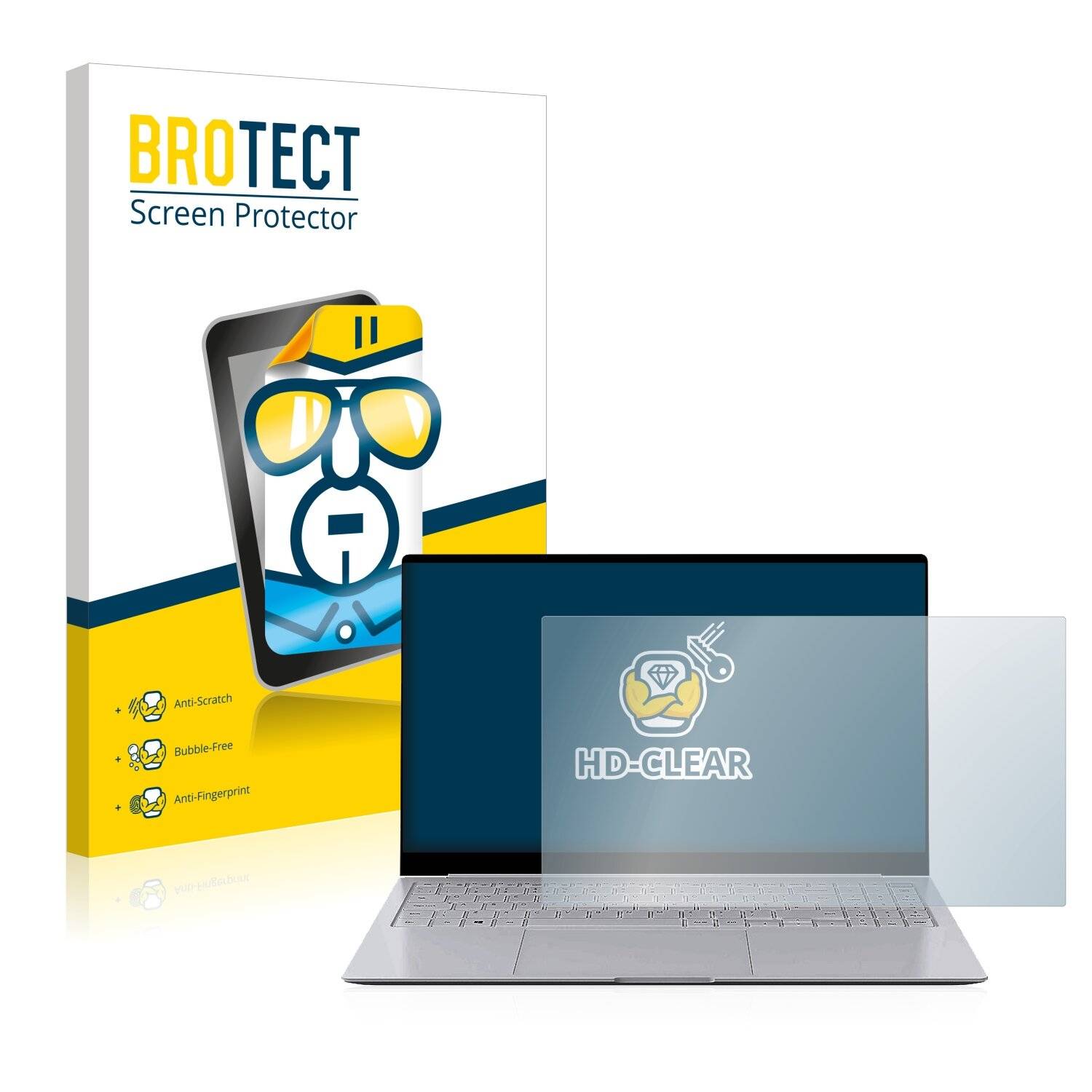 BROTECT HD-Clear Displayschutzfolie für Samsung Galaxy Book Pro
