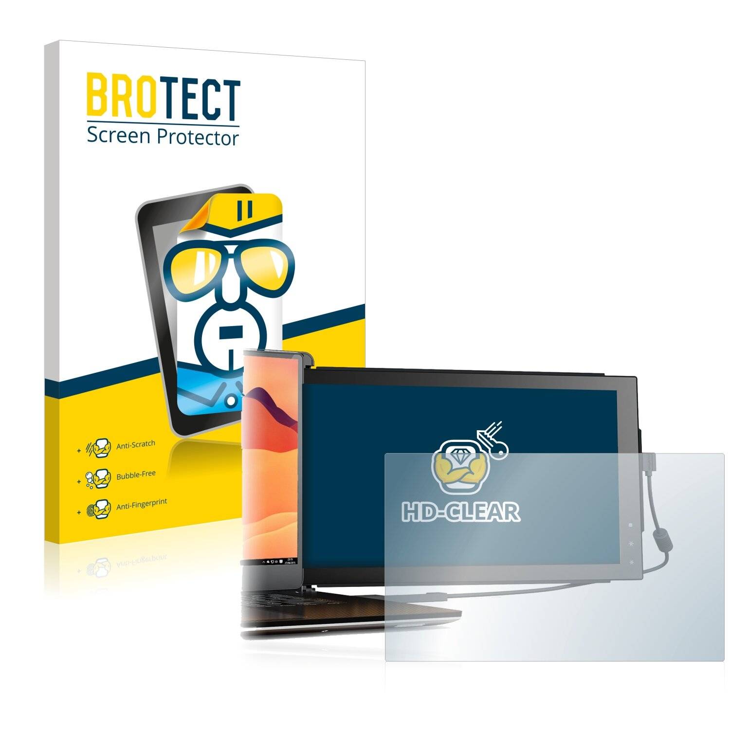 BROTECT HD-Clear Displayschutzfolie für Mobile Pixels Trio Max