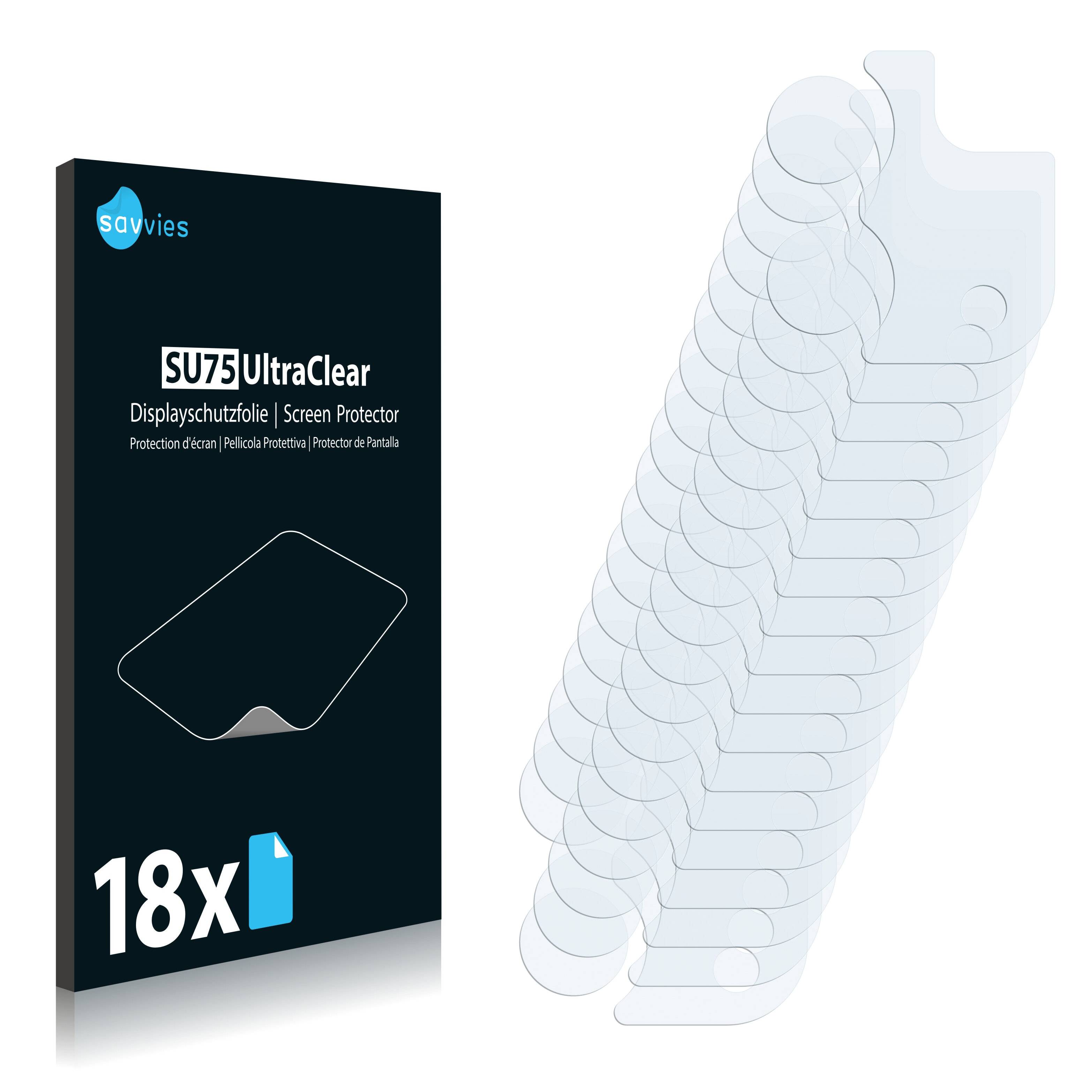 18x Savvies SU75 Displayschutzfolie für Apple iPad Pro 12.9 WiFi 2021 (NUR Kamera, 5.