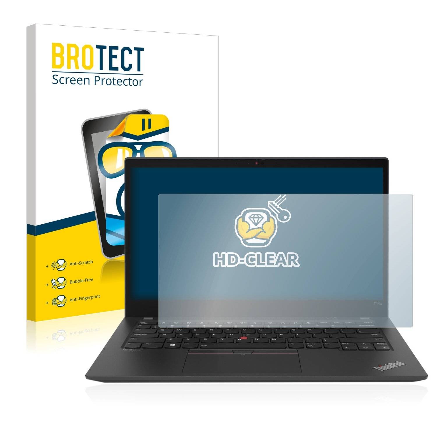 BROTECT HD-Clear Displayschutzfolie für Lenovo ThinkPad T14s Gen