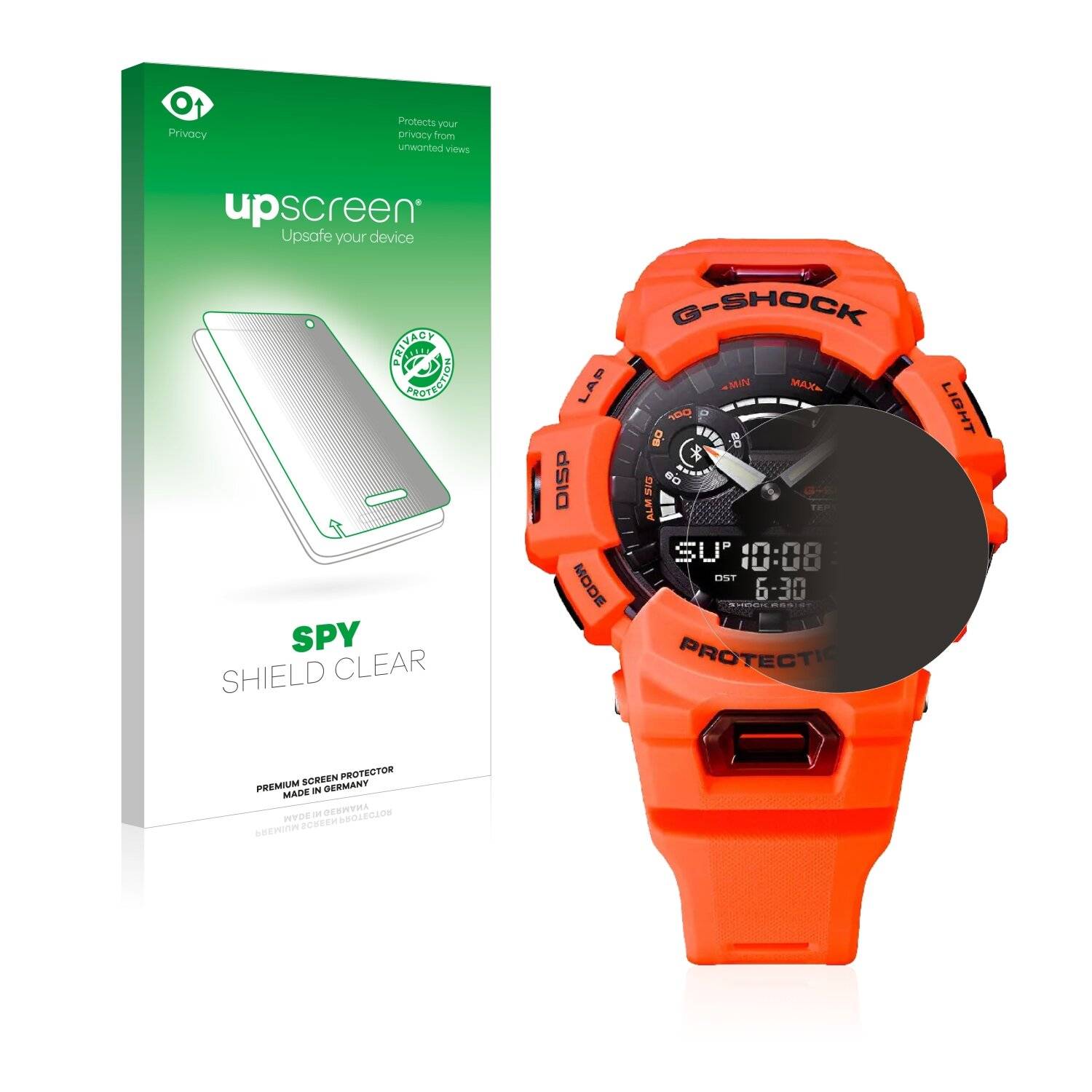 upscreen Spy Shield Clear Premium Blickschutzfolie für Casio G-Shock