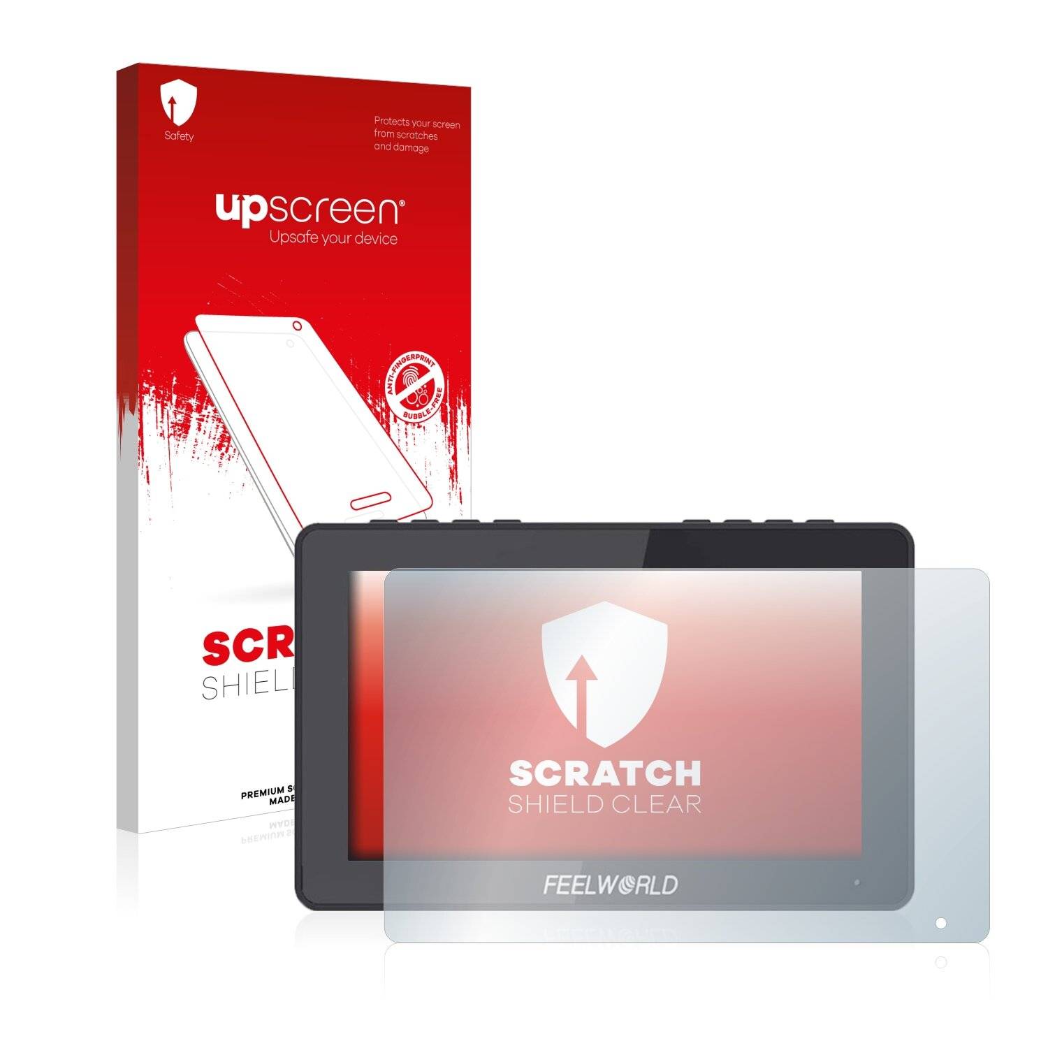 upscreen Scratch Shield Clear Premium Displayschutzfolie für Feelworld F5 PRO V2