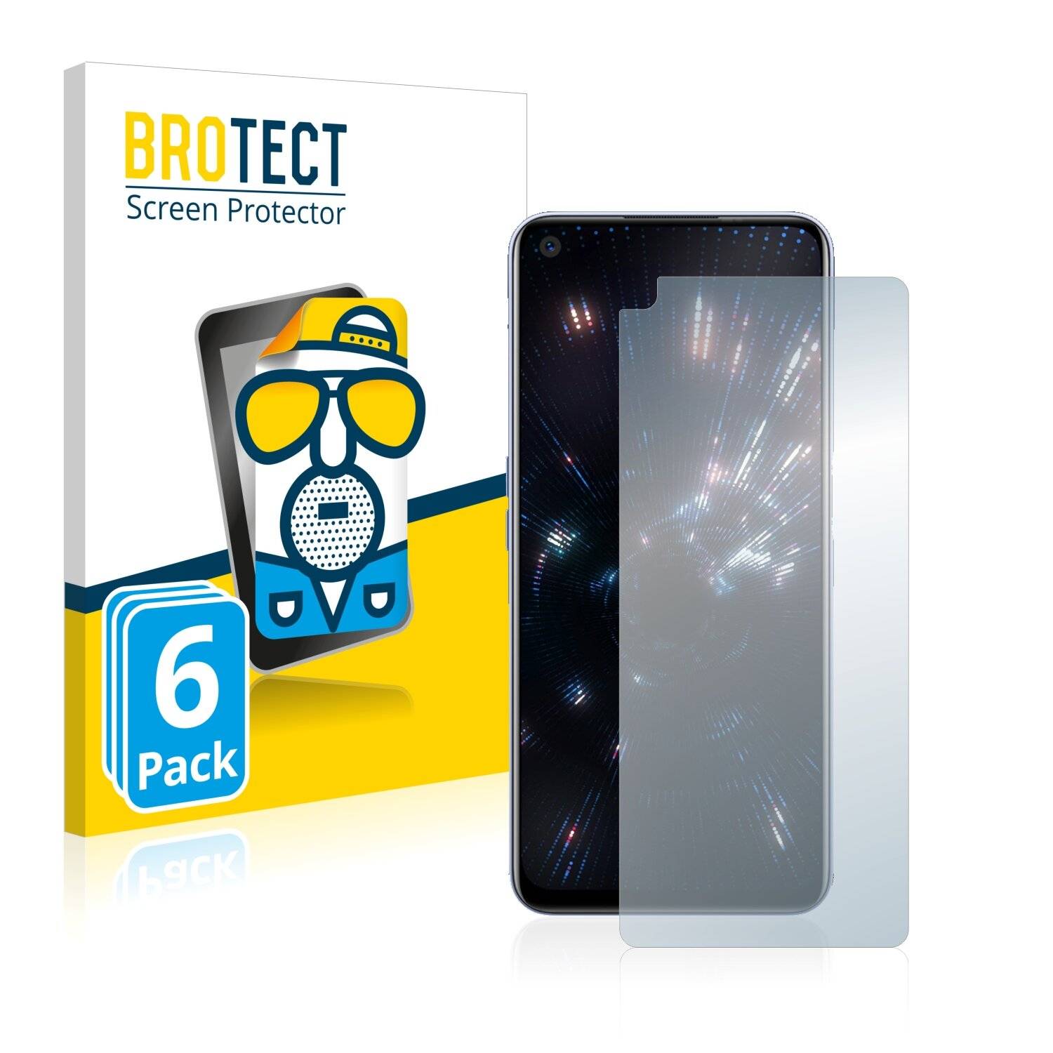 6x BROTECT Matte Displayschutzfolie für Realme Narzo 30 Pro 5G - Entspiegelt,