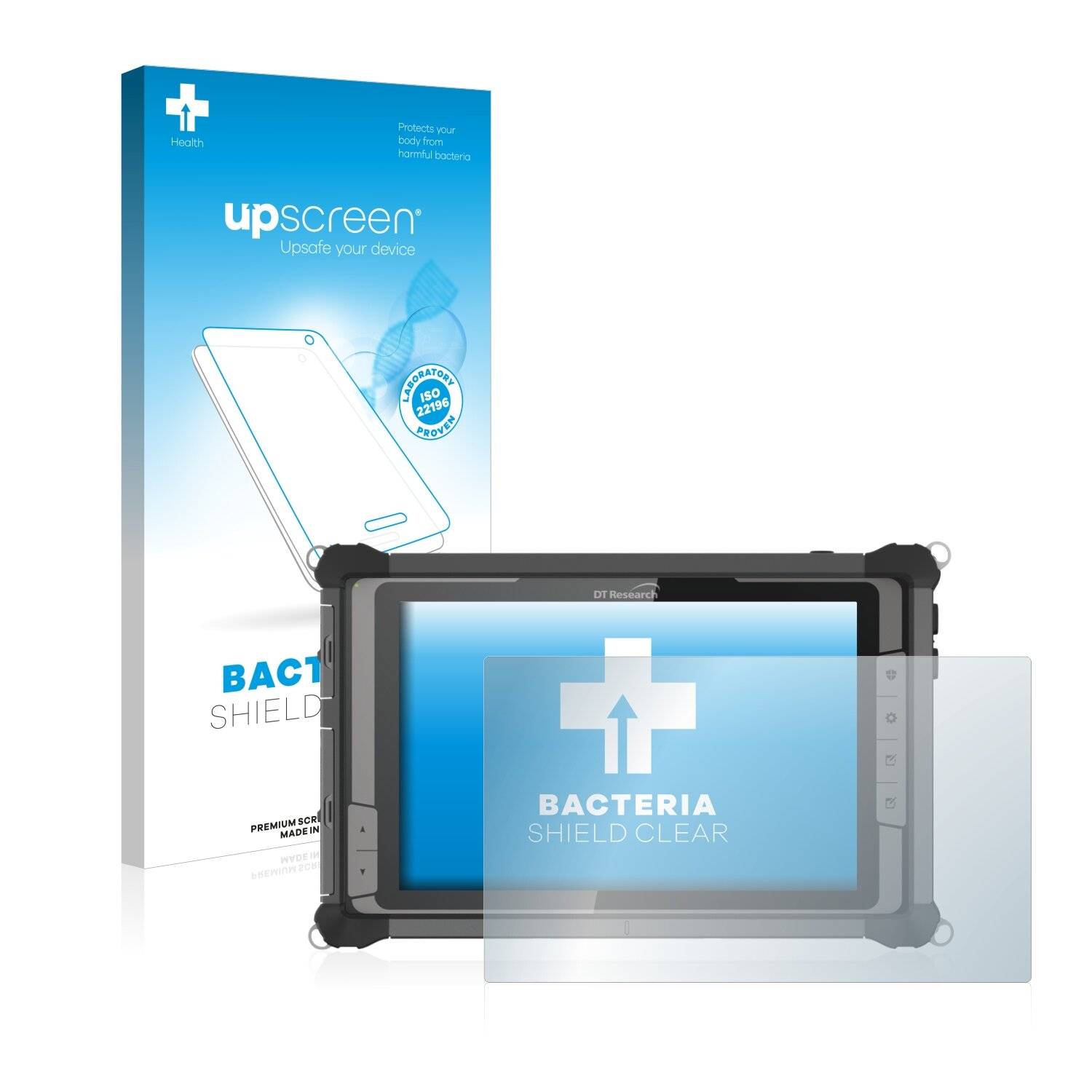upscreen Bacteria Shield Clear Premium Antibakterielle Displayschutzfolie für DT Research