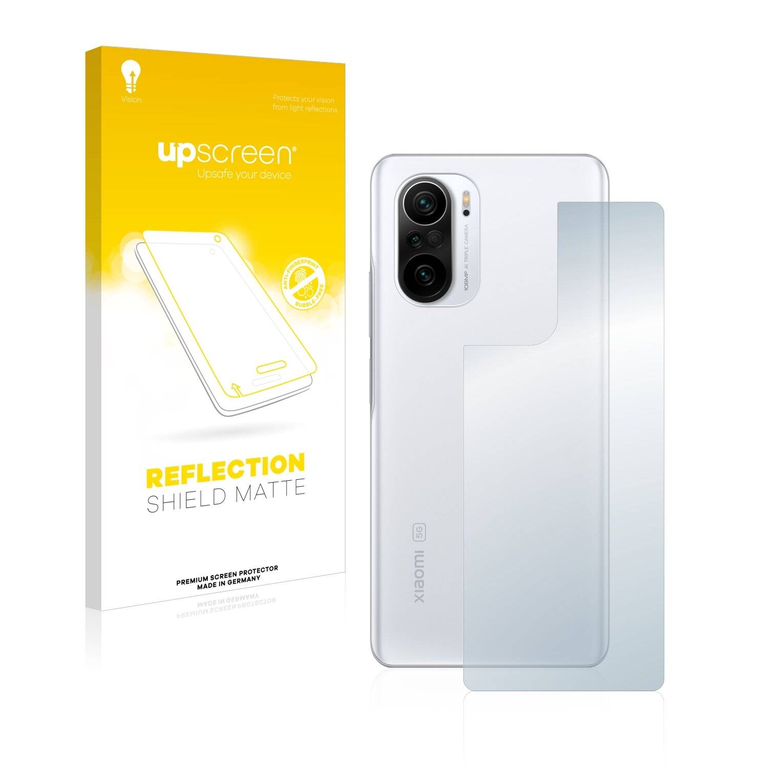 upscreen Reflection Shield Matte Premium Displayschutzfolie für Xiaomi Mi 11X Pro
