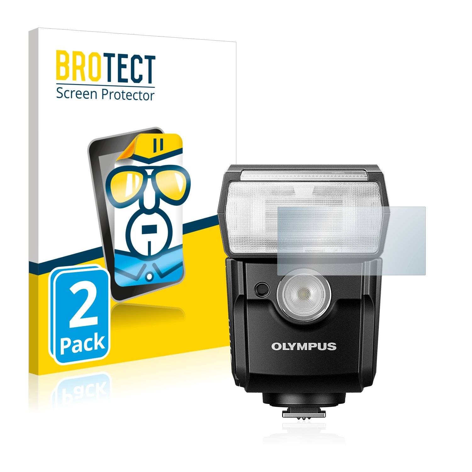 2x BROTECT HD-Clear Displayschutzfolie für Olympus