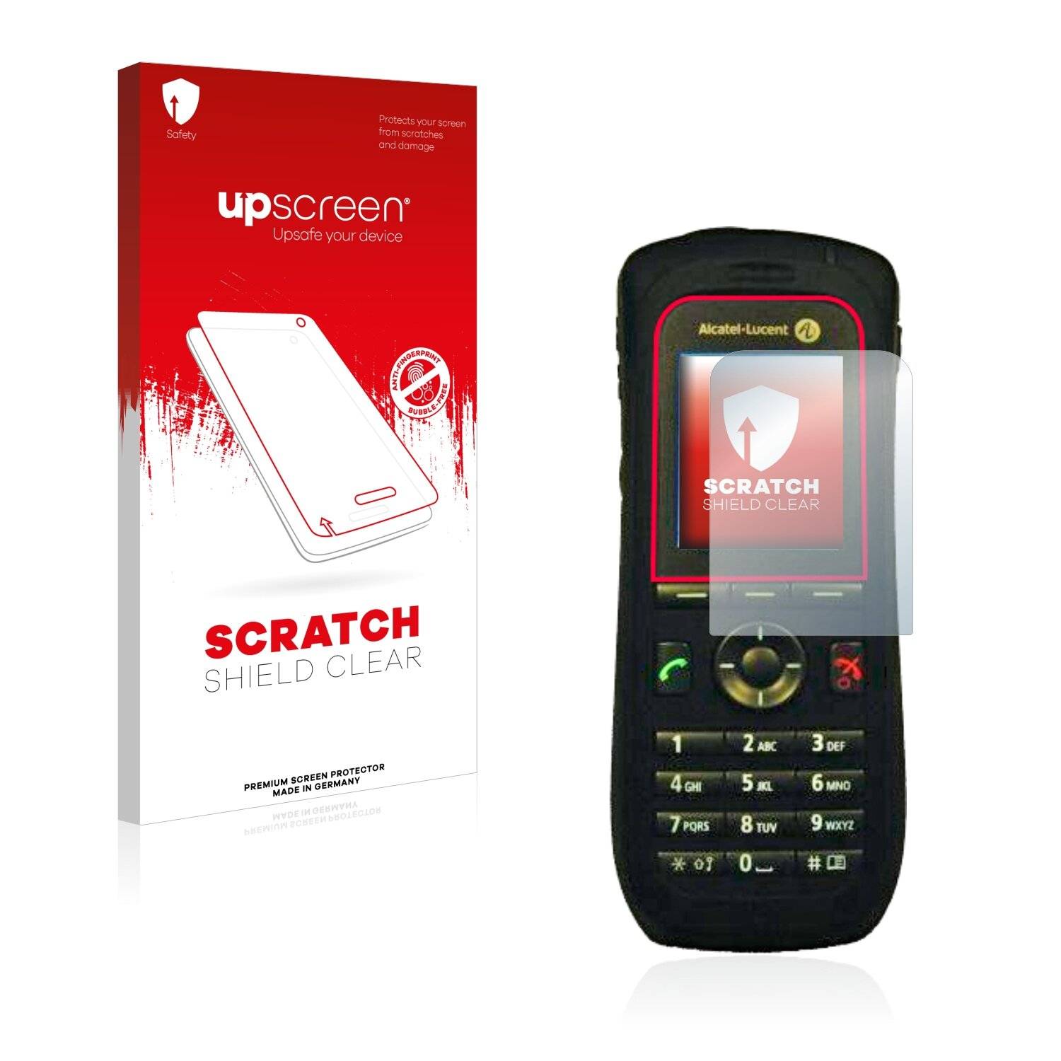 upscreen Scratch Shield Clear Premium Displayschutzfolie für Alcatel OmniTouch