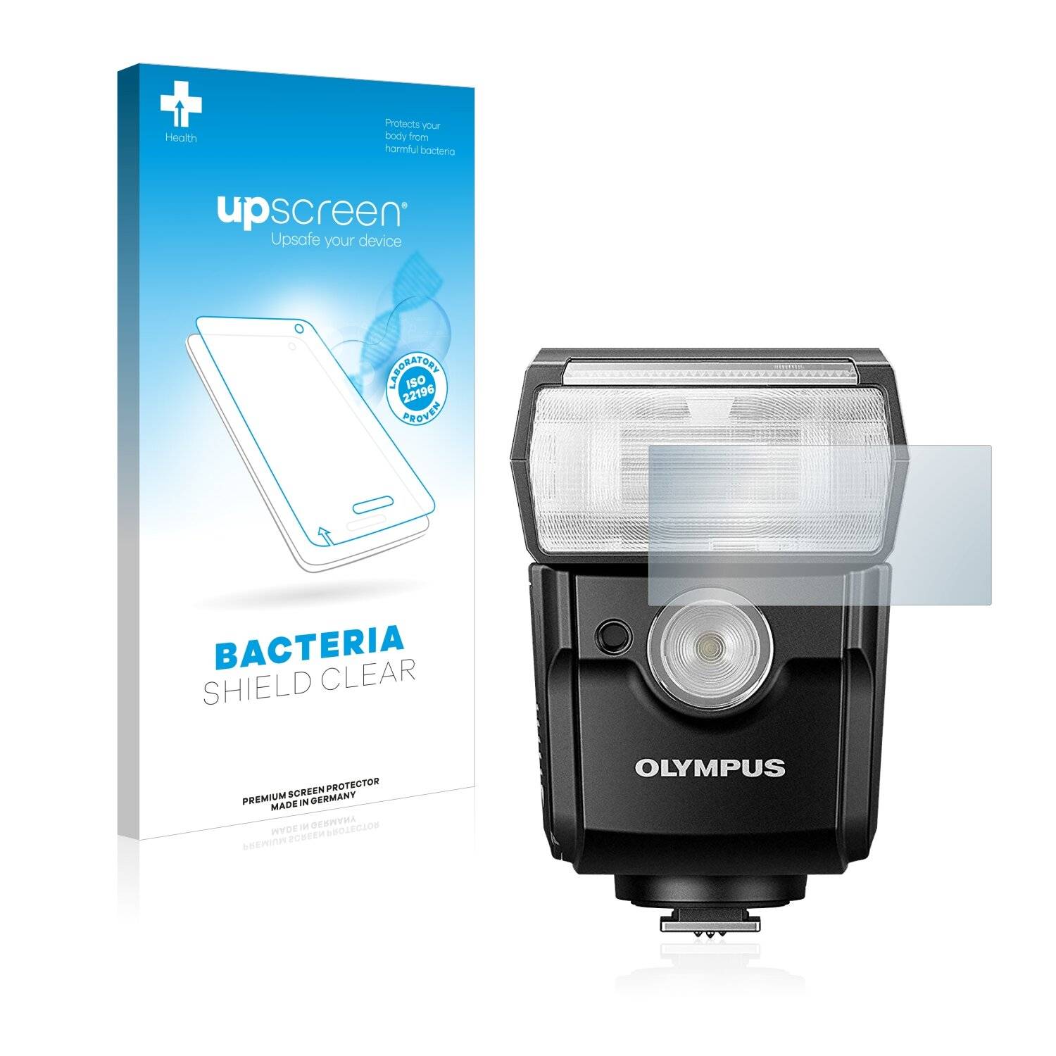 upscreen Bacteria Shield Clear Premium Antibakterielle Displayschutzfolie für Olympus