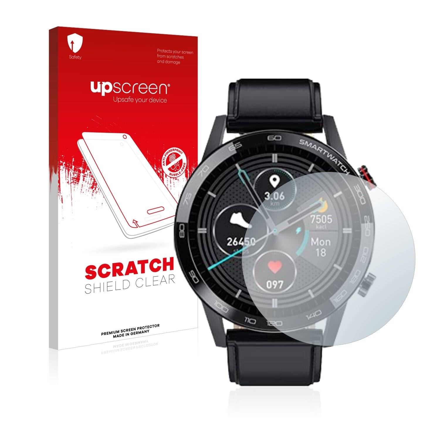 upscreen Scratch Shield Clear Premium Displayschutzfolie für Microwear