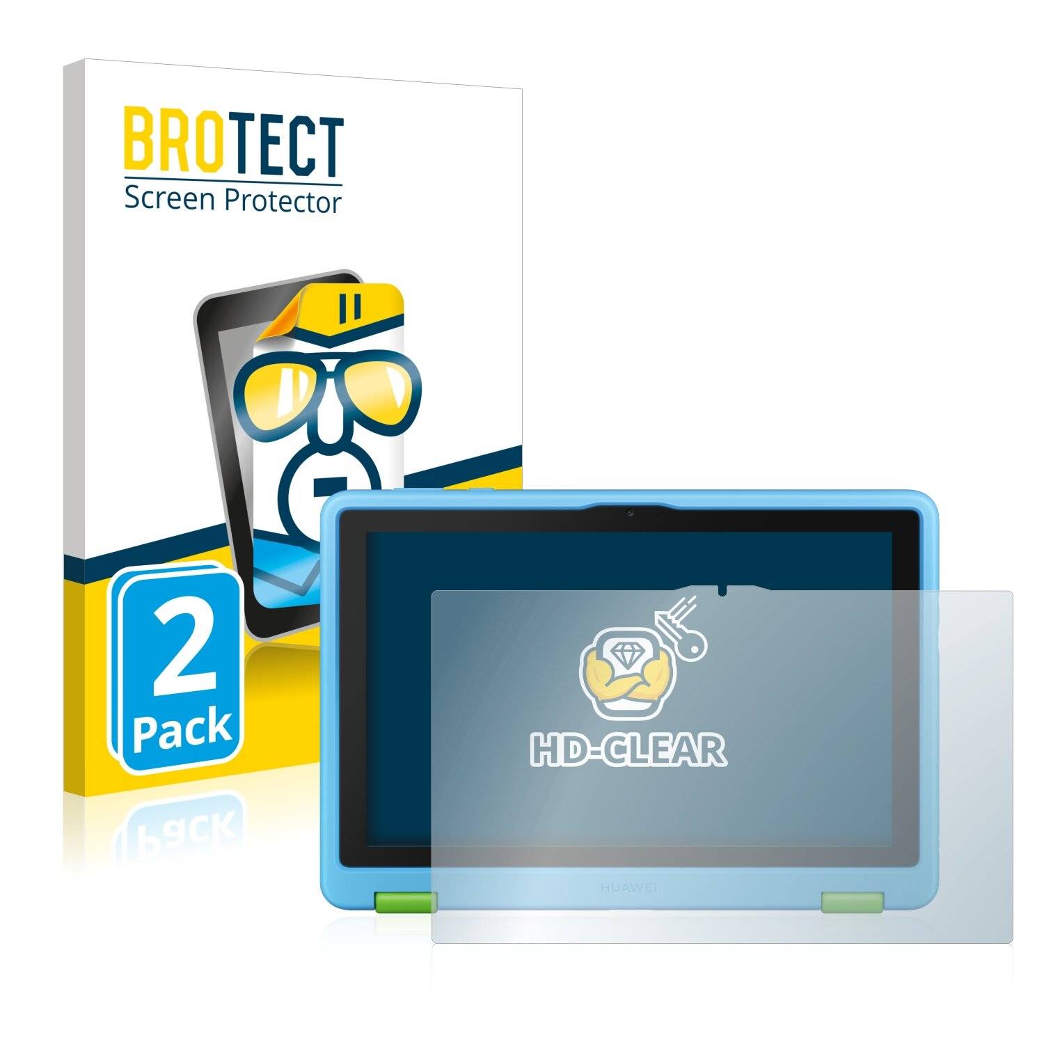2x BROTECT HD-Clear Displayschutzfolie für Huawei MatePad T10 Kids