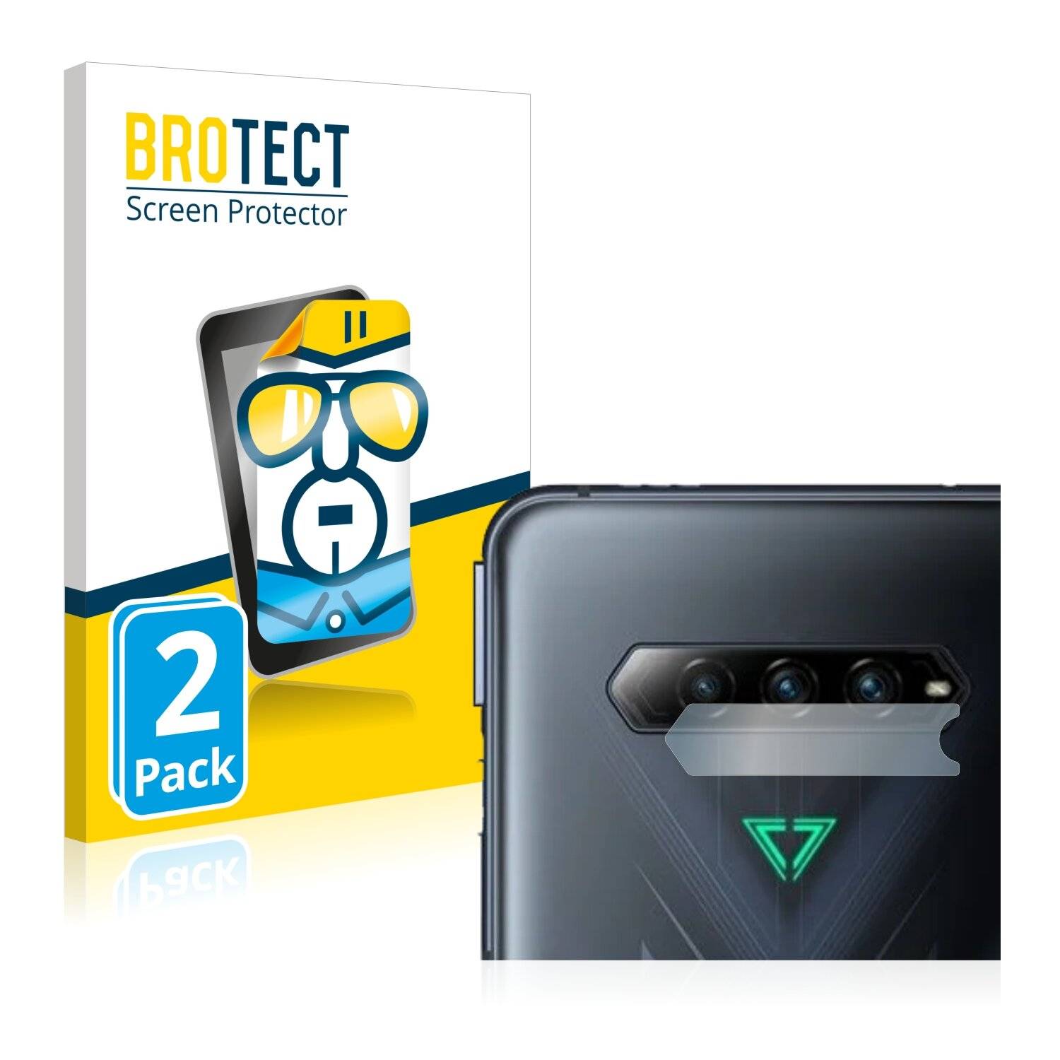 2x BROTECT HD-Clear Displayschutzfolie für Xiaomi Black Shark 4 (NUR