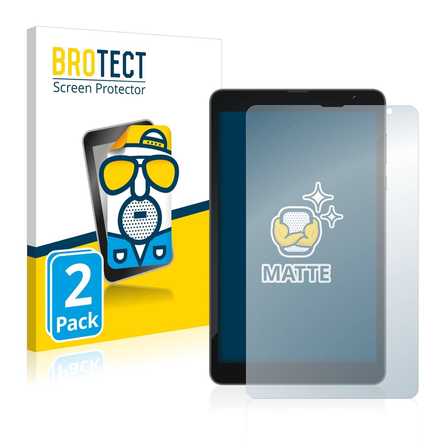 2x BROTECT Matte Displayschutzfolie für Blackview Tab 6 - Entspiegelt,