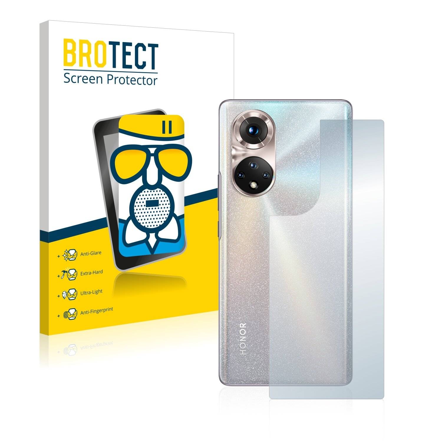 BROTECT AirGlass Matte Schutzglas Folie für Honor 50 Pro