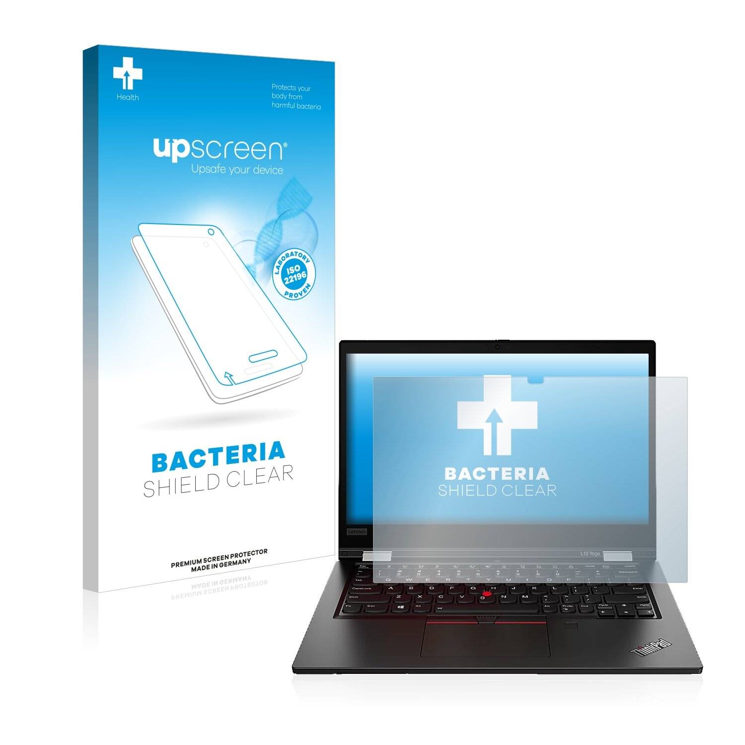 upscreen Bacteria Shield Clear Premium Antibakterielle Displayschutzfolie für Lenovo