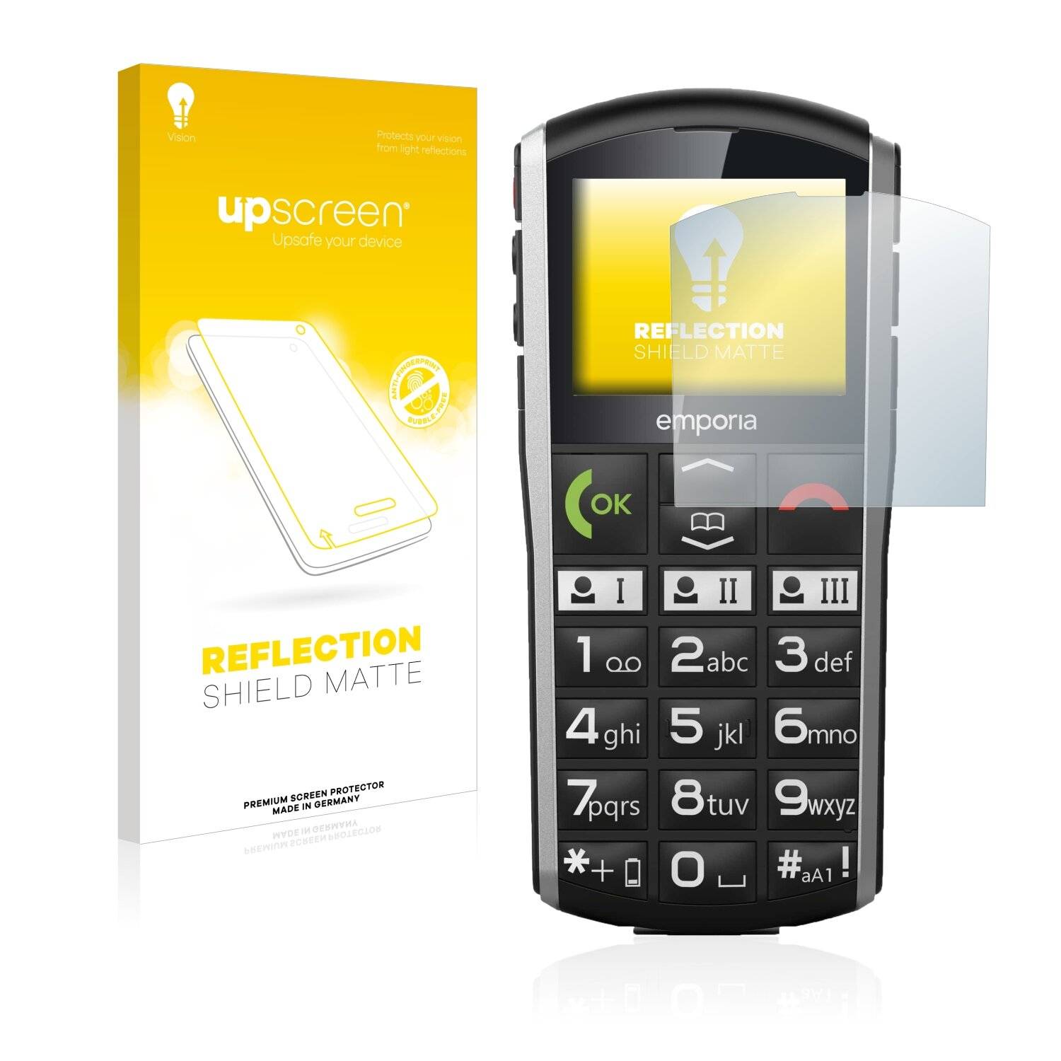 upscreen Reflection Shield Matte Premium Displayschutzfolie für Emporia