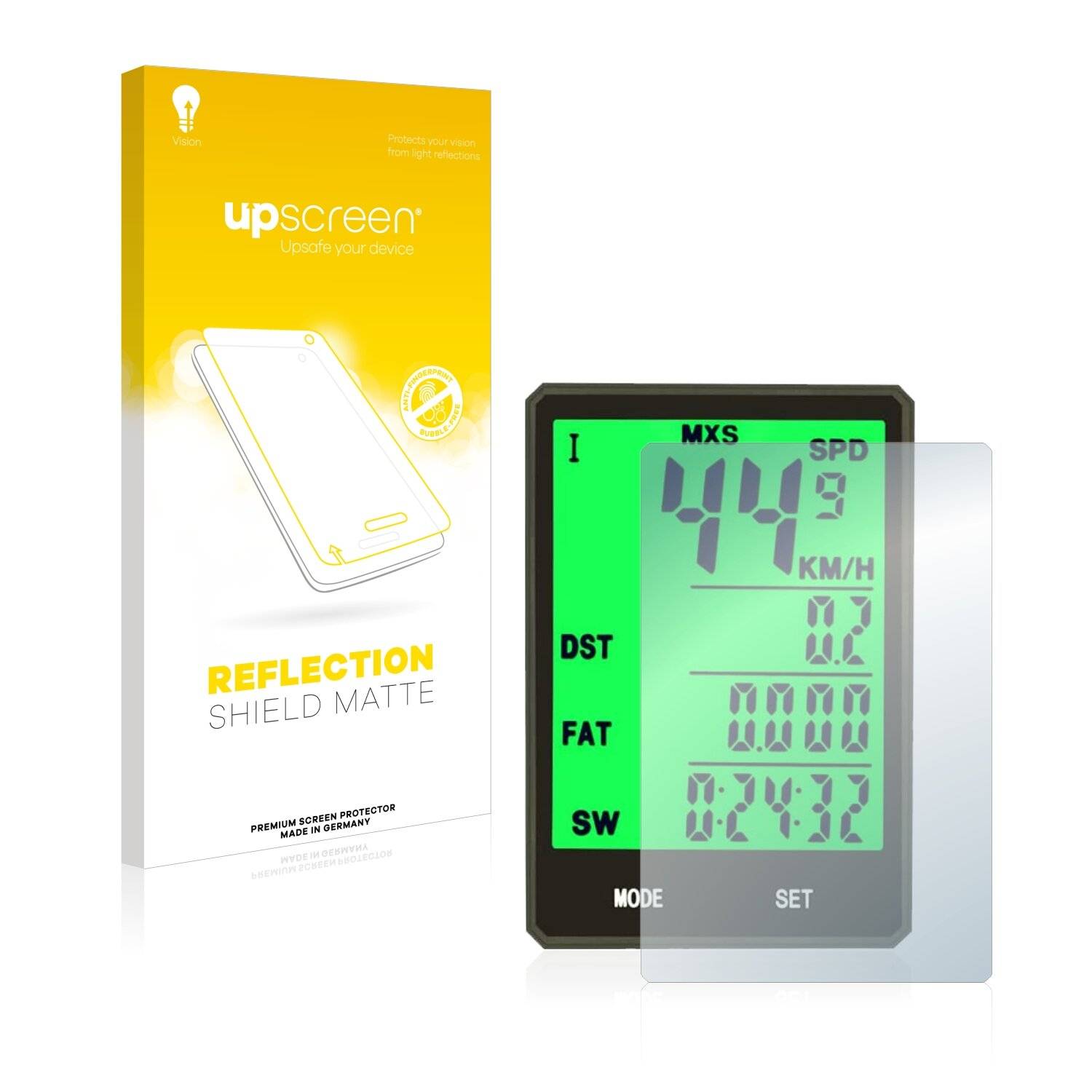 upscreen Reflection Shield Matte Premium Displayschutzfolie für Kastewill Bike