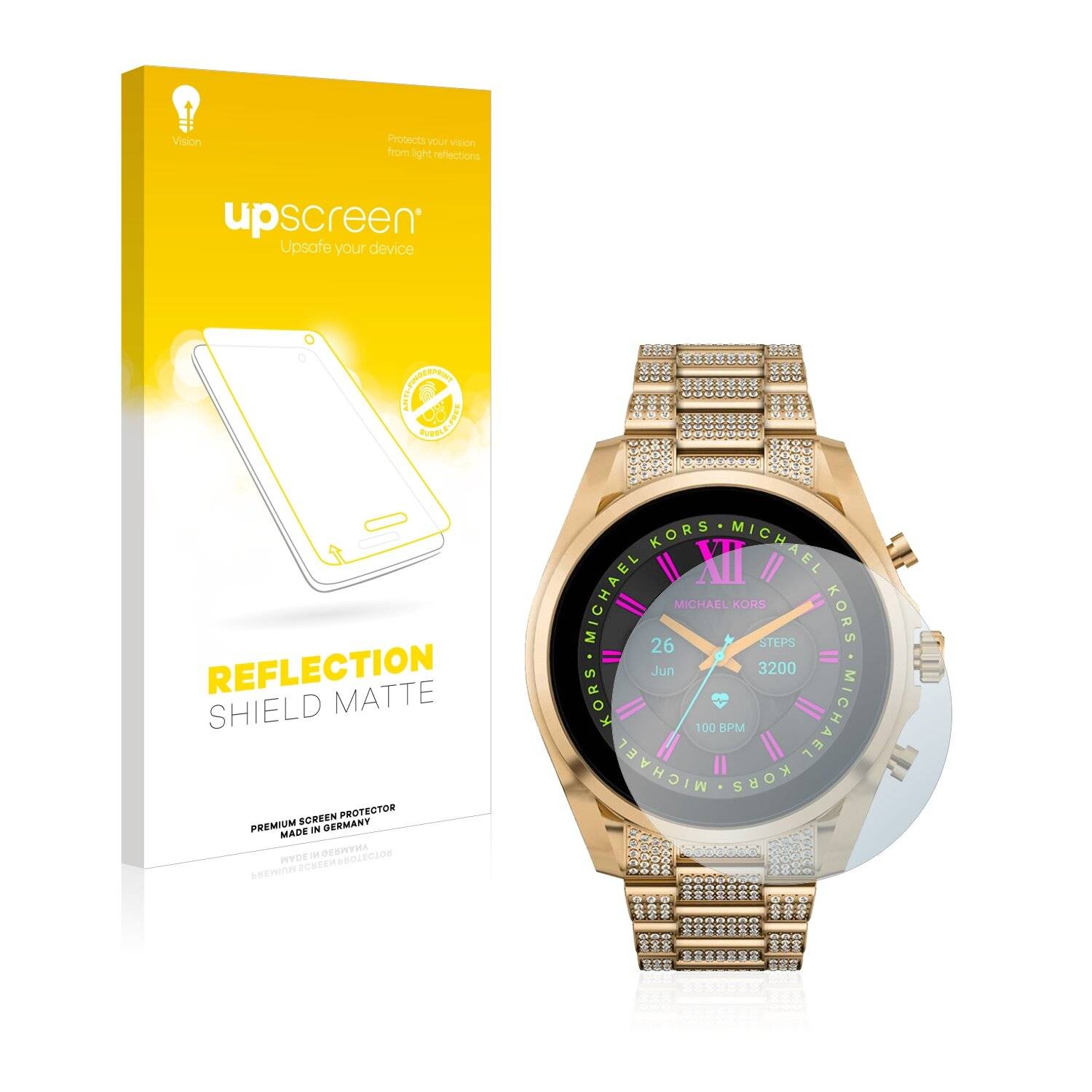 upscreen Reflection Shield Matte Premium Displayschutzfolie für Michael Kors Access Gen 6