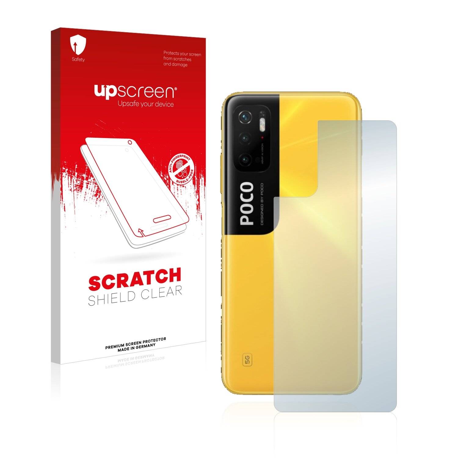 upscreen Scratch Shield Clear Premium Displayschutzfolie für Xiaomi Poco M3 Pro