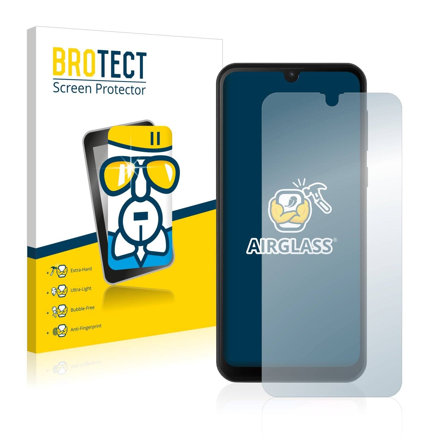 BROTECT AirGlass Schutzglas Folie für Blackview Oscal C20