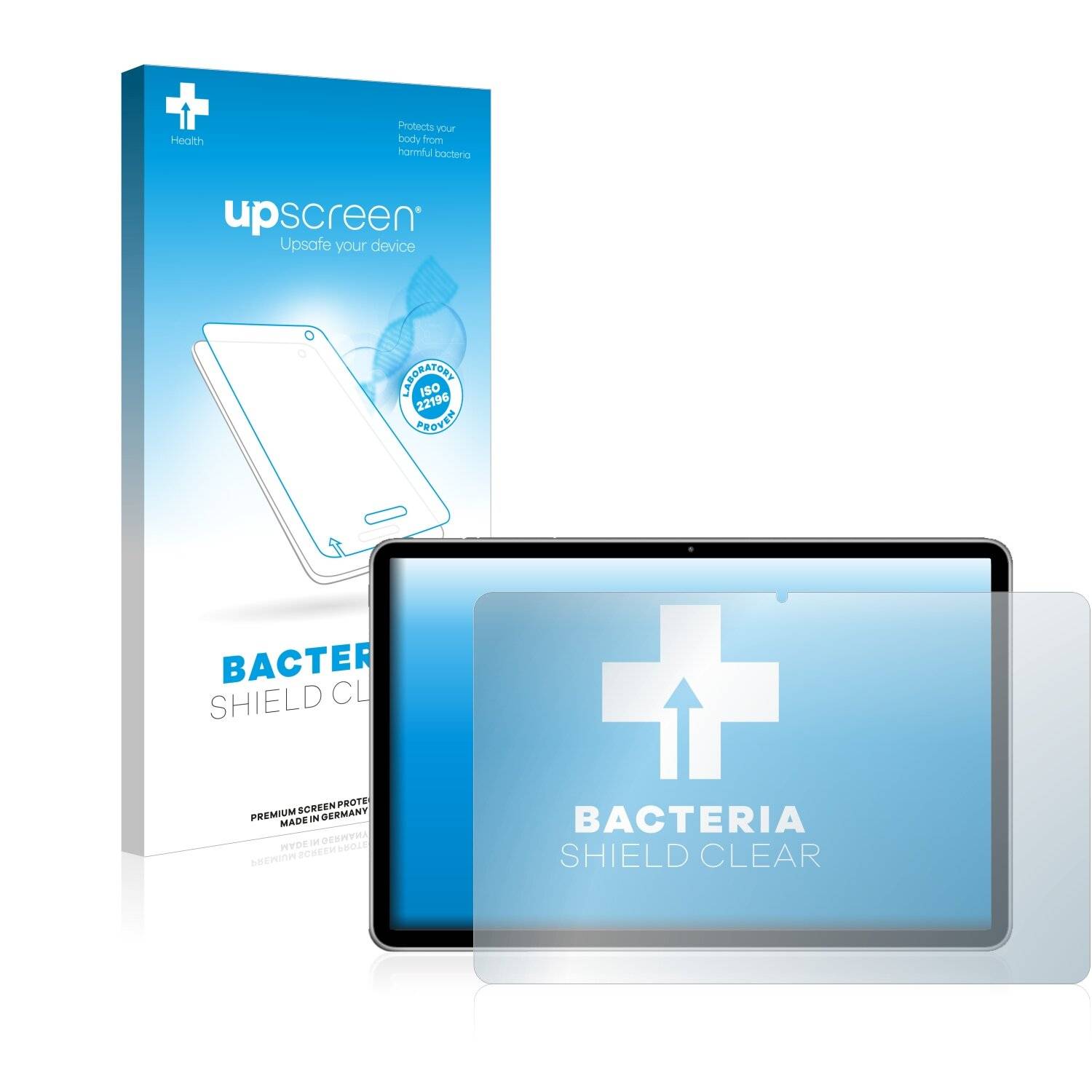 upscreen Bacteria Shield Clear Premium Antibakterielle Displayschutzfolie für Huawei MatePad