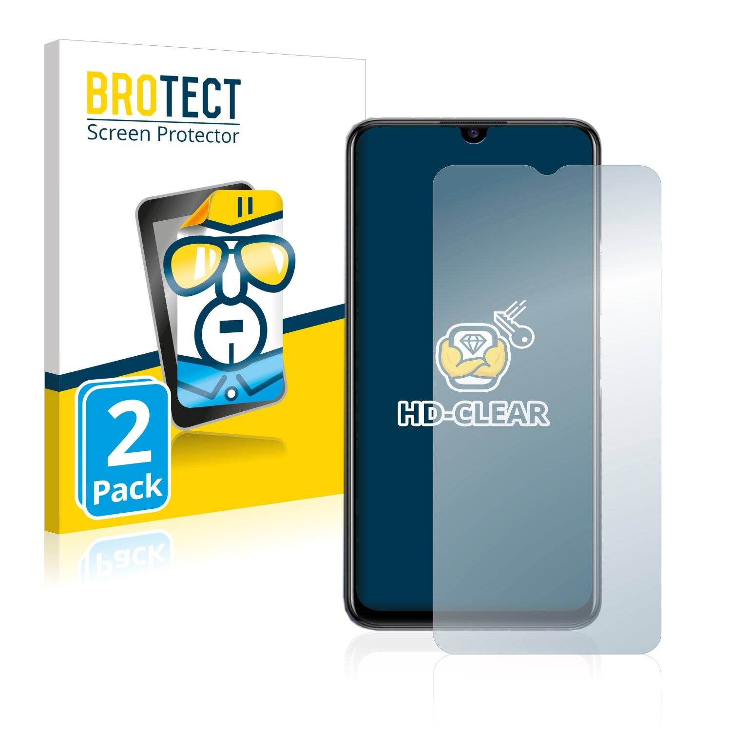 2x BROTECT HD-Clear Displayschutzfolie für Vivo