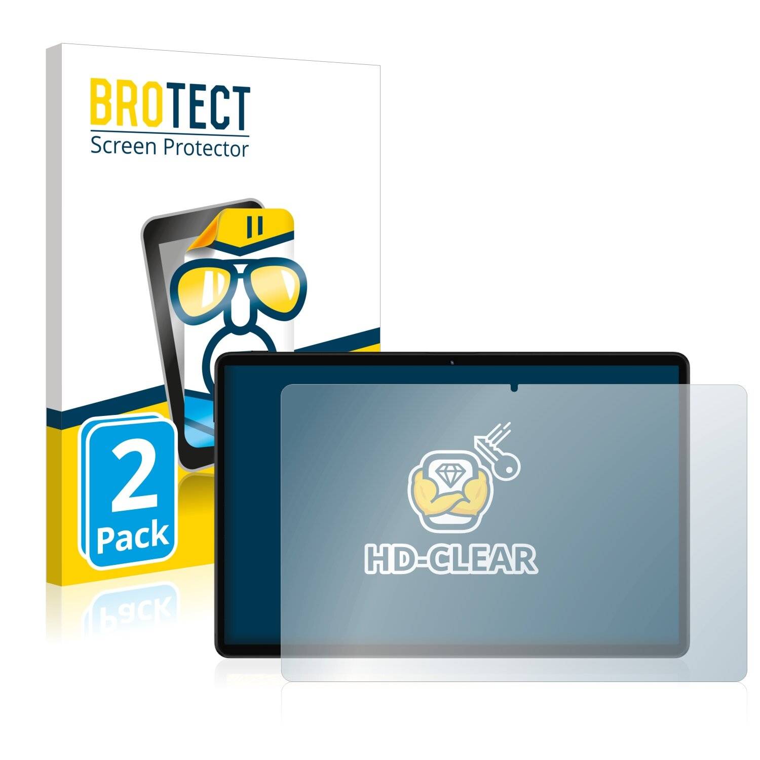 2x BROTECT HD-Clear Displayschutzfolie für Teclast