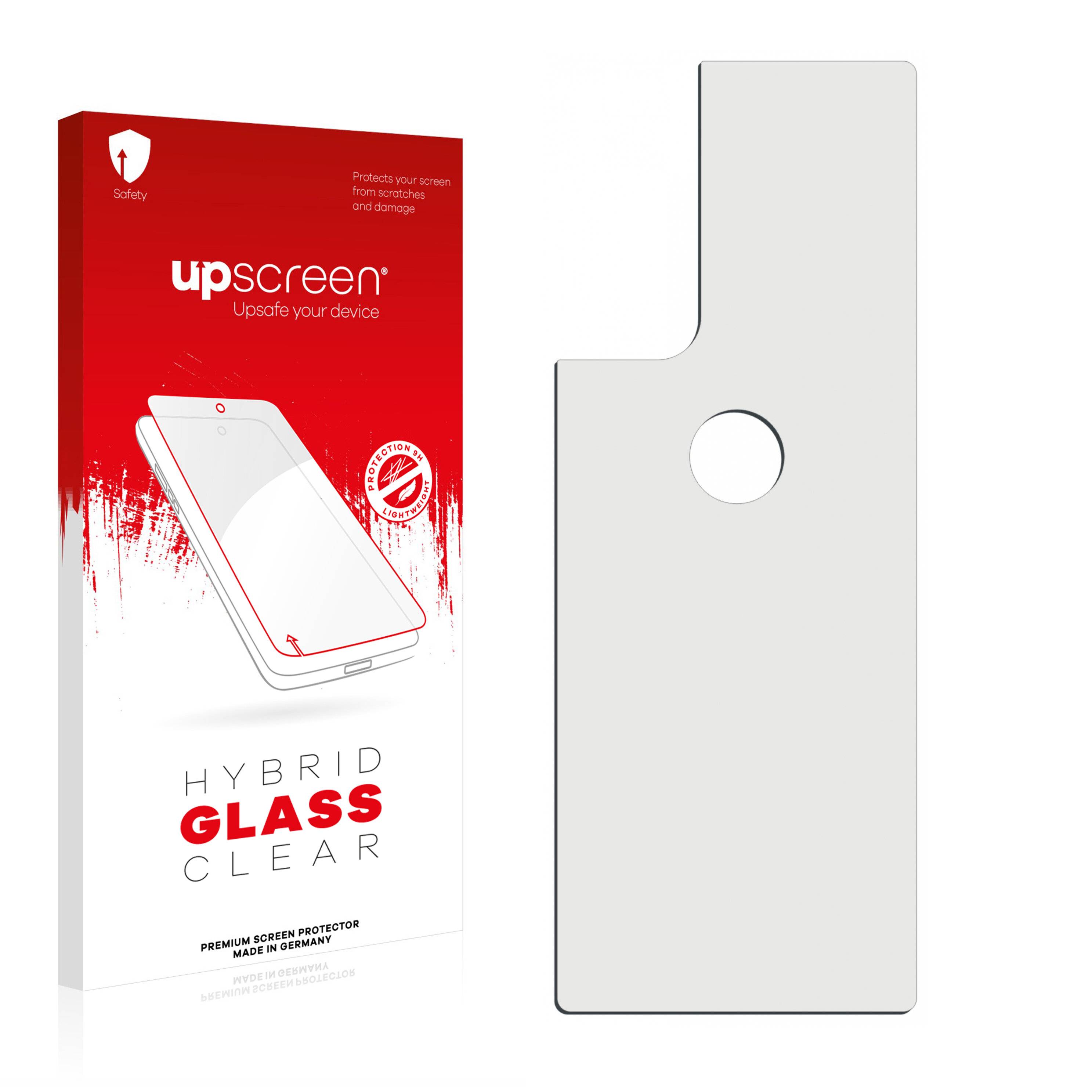 upscreen Hybrid Glass Clear Premium Schutzglas Folie für Motorola Edge 20 Pro