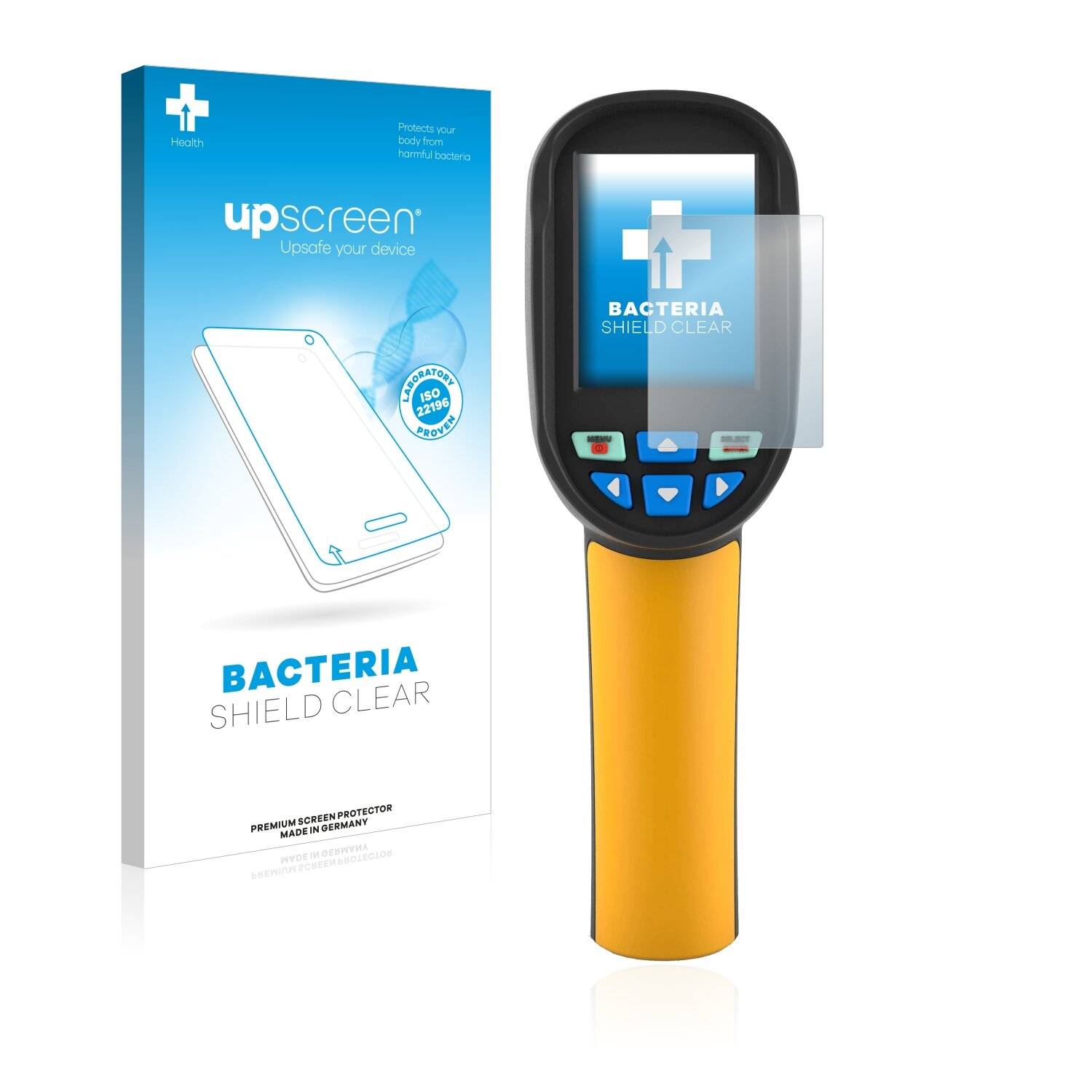 upscreen Bacteria Shield Clear Premium Antibakterielle Displayschutzfolie für Hti HT