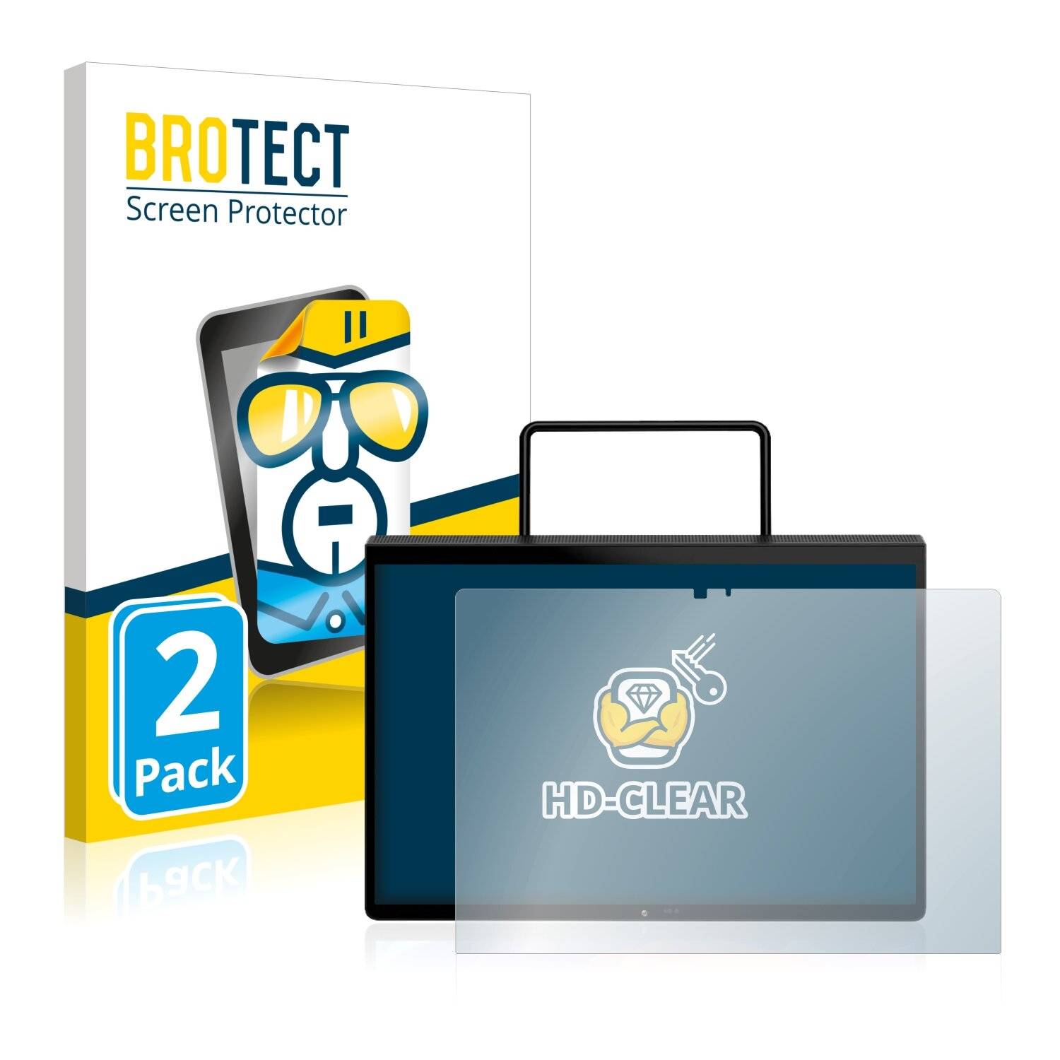 2x BROTECT HD-Clear Displayschutzfolie für Lenovo Yoga Pad