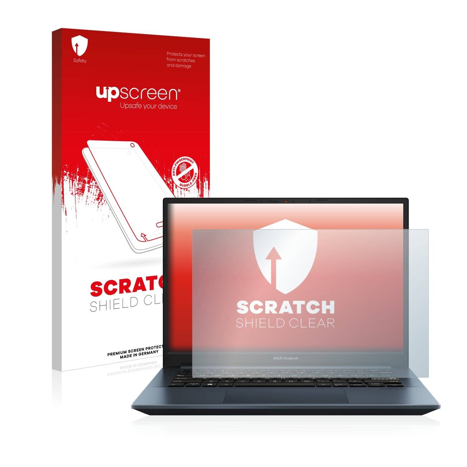 upscreen Scratch Shield Clear Premium Displayschutzfolie für Asus VivoBook Pro 14