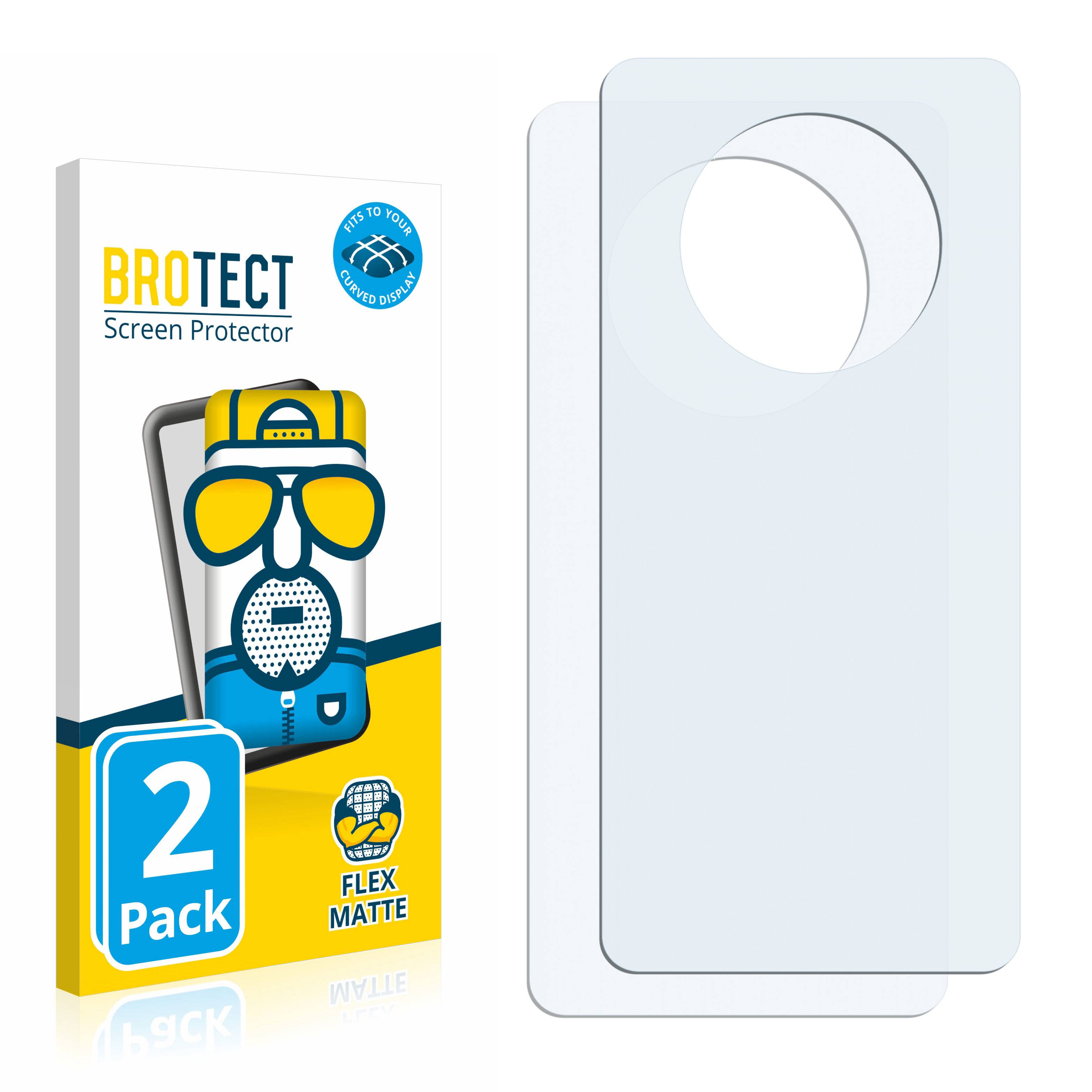 2x BROTECT Flex Matte Full-Cover Displayschutzfolie für Huawei Mate 40E