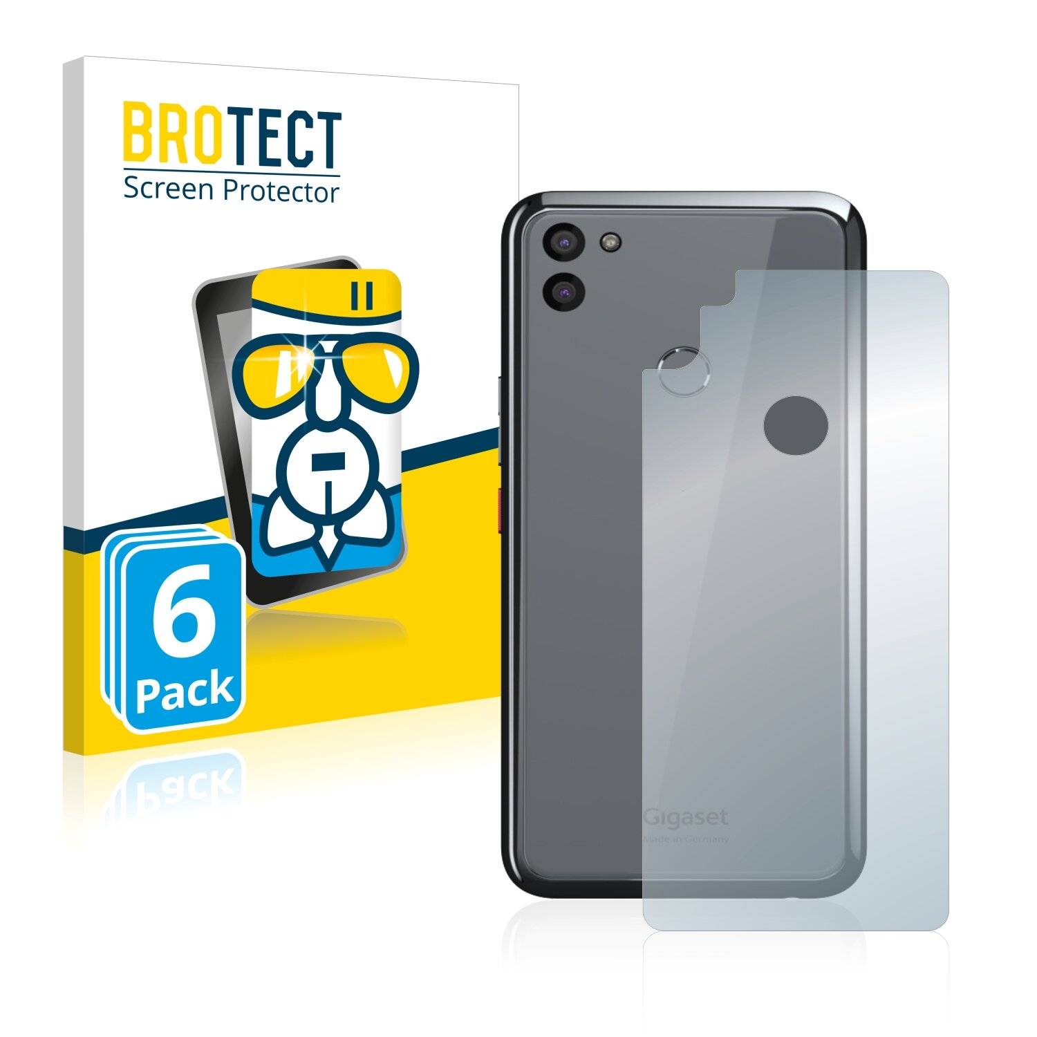 6x BROTECT AirGlass Schutzglas Folie für Gigaset GS5