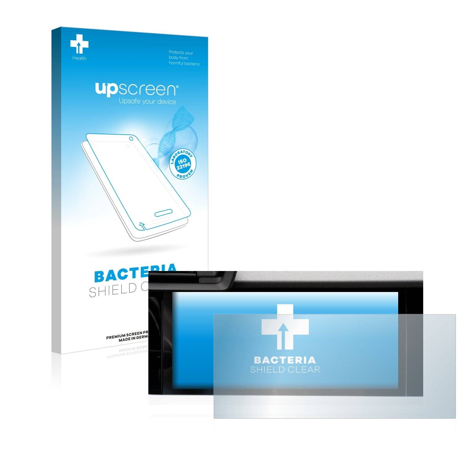 upscreen Bacteria Shield Clear Premium Antibakterielle Displayschutzfolie für Audi A3 E-tron