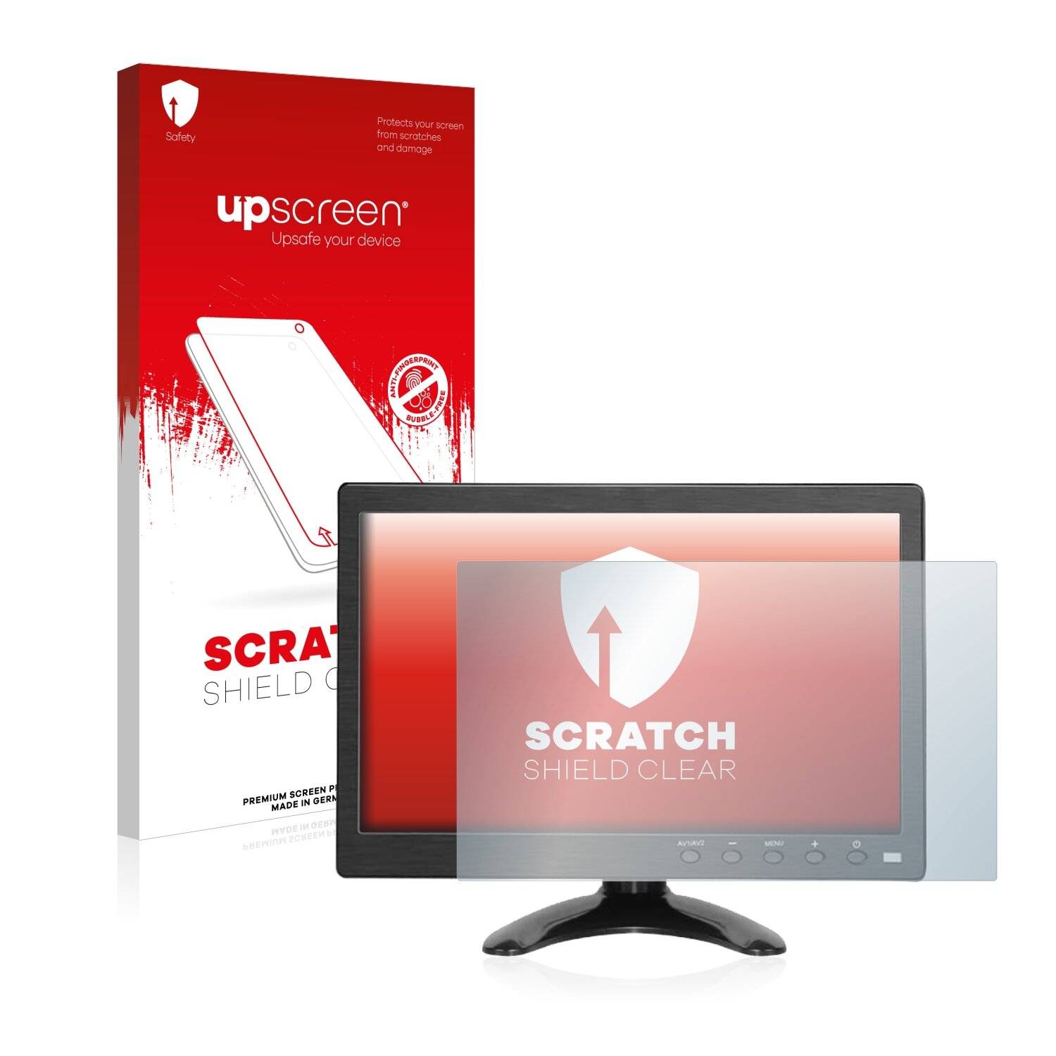 upscreen Scratch Shield Clear Premium Displayschutzfolie für Kenowa Portable Touch Monitor