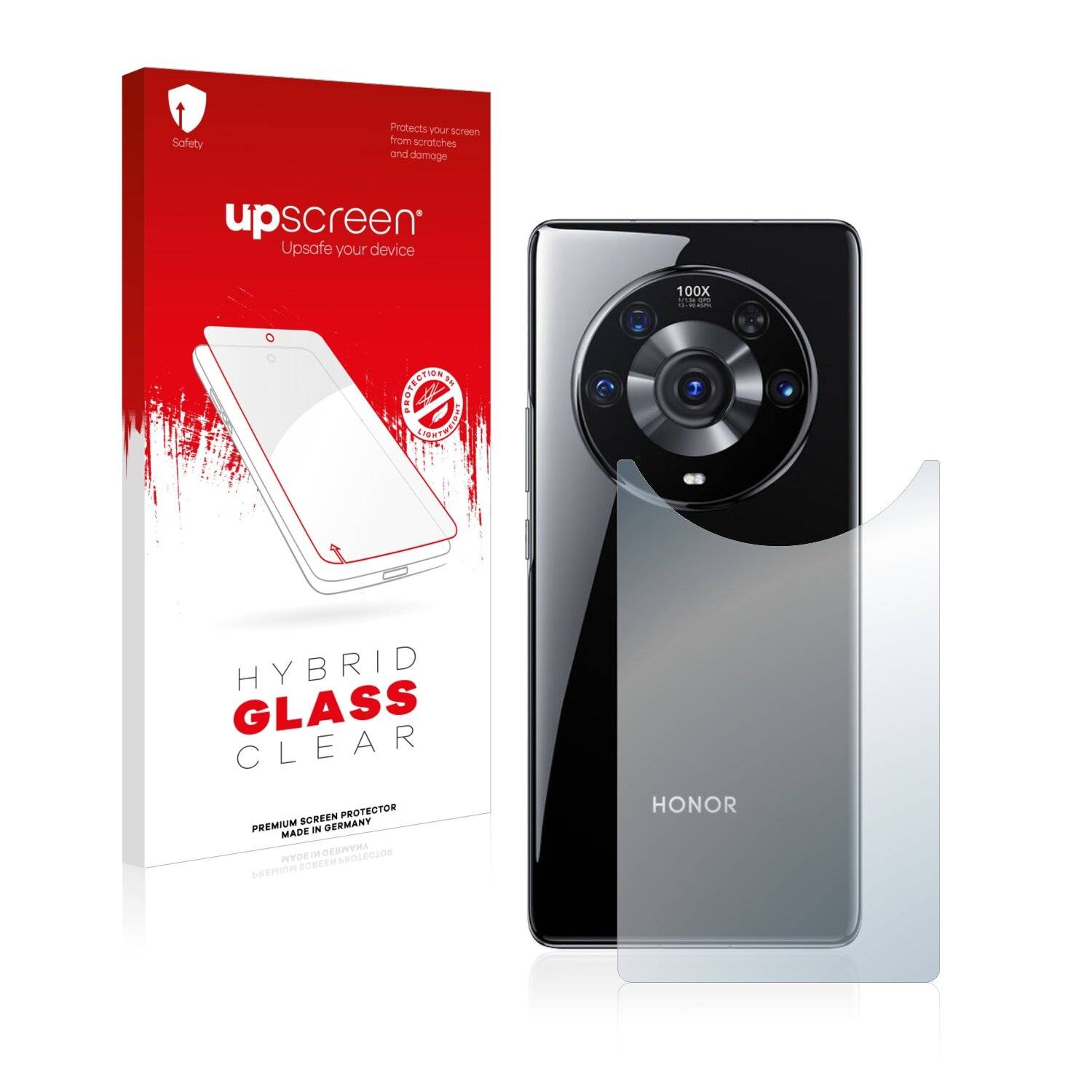 upscreen Hybrid Glass Clear Premium Schutzglas Folie für Honor Magic 3