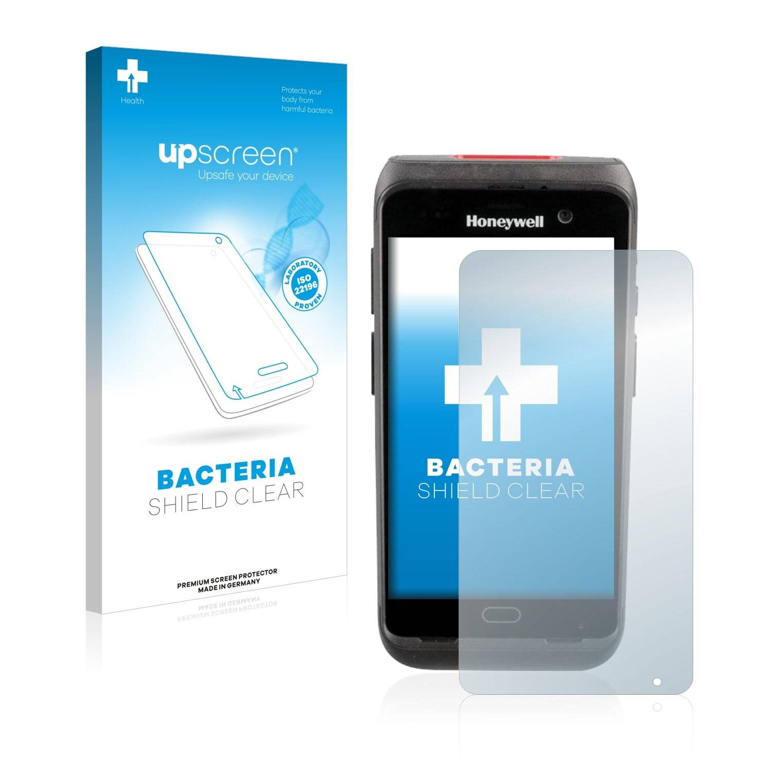 upscreen Bacteria Shield Clear Premium Antibakterielle Displayschutzfolie für Honeywell CT40