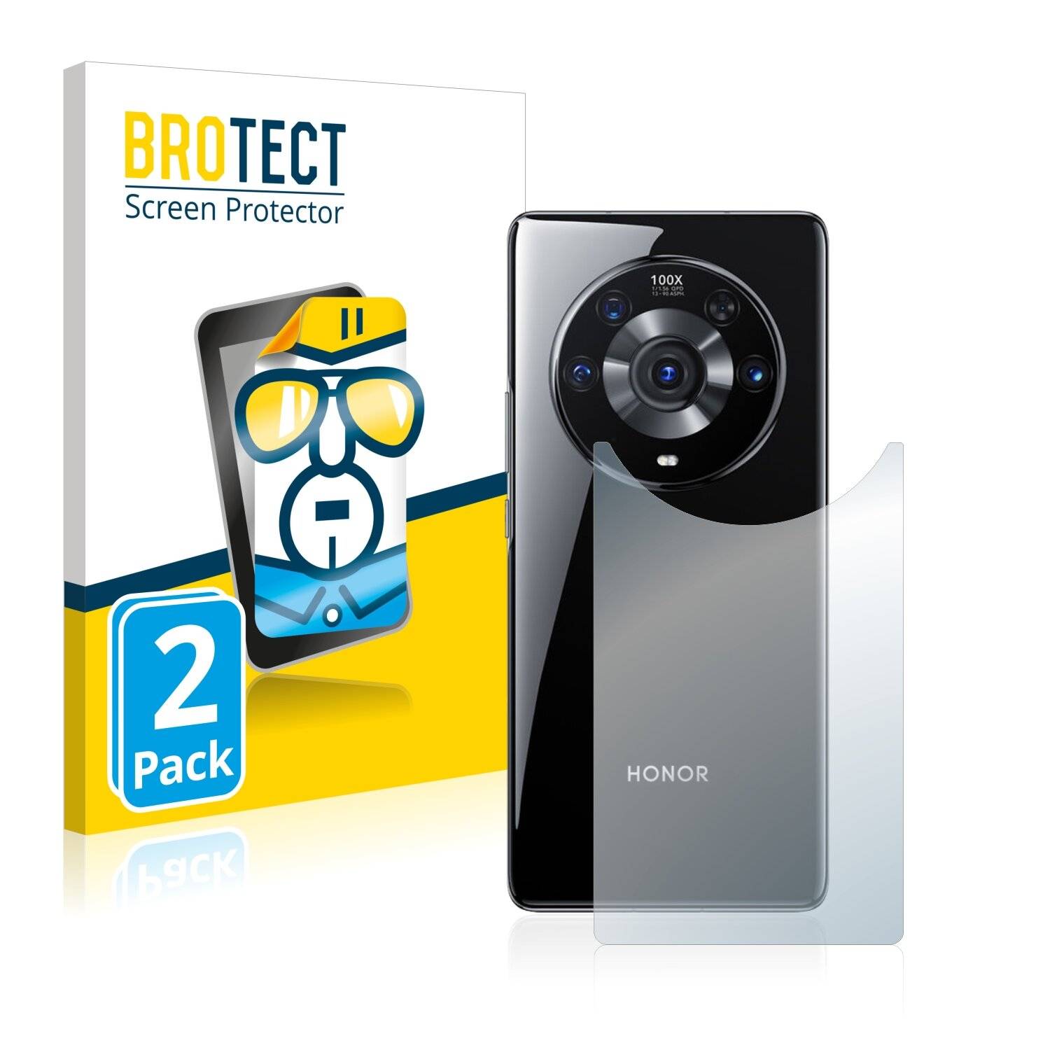 2x BROTECT HD-Clear Displayschutzfolie für Honor Magic 3