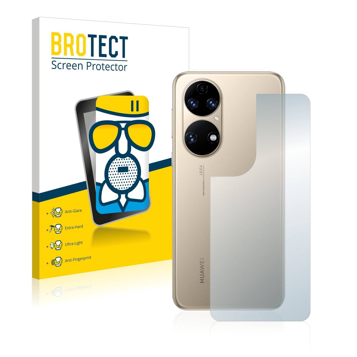 BROTECT AirGlass Matte Schutzglas Folie für Huawei P50