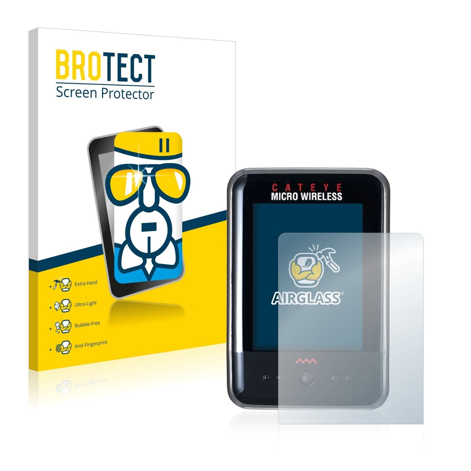 BROTECT AirGlass Schutzglas Folie für Cateye Micro