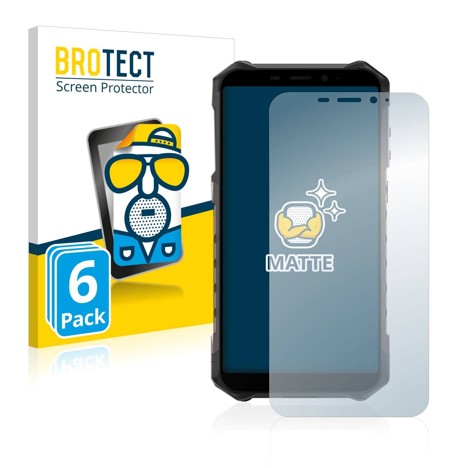 6x BROTECT Matte Displayschutzfolie für Ulefone Armor X9 Pro - Entspiegelt,