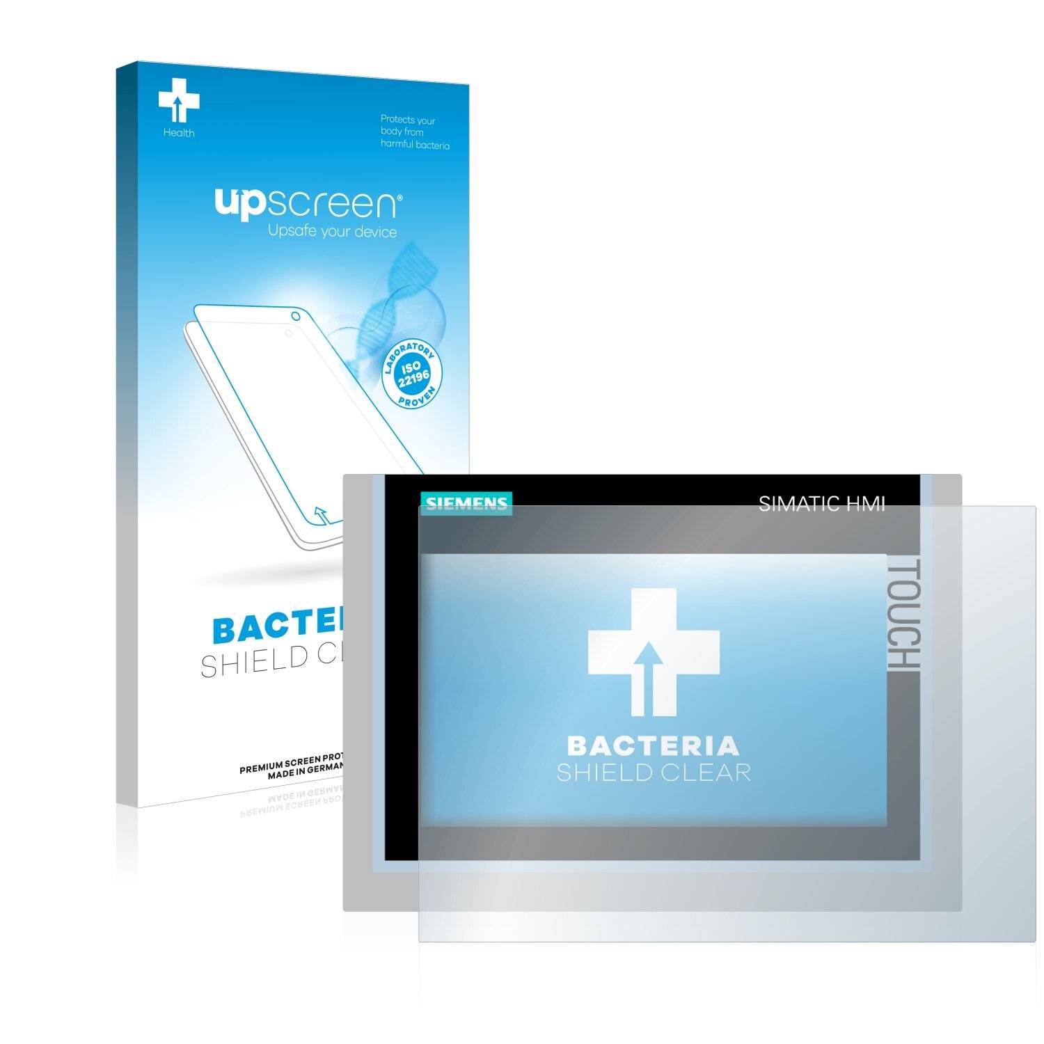 upscreen Bacteria Shield Clear Premium Antibakterielle Displayschutzfolie für Siemens