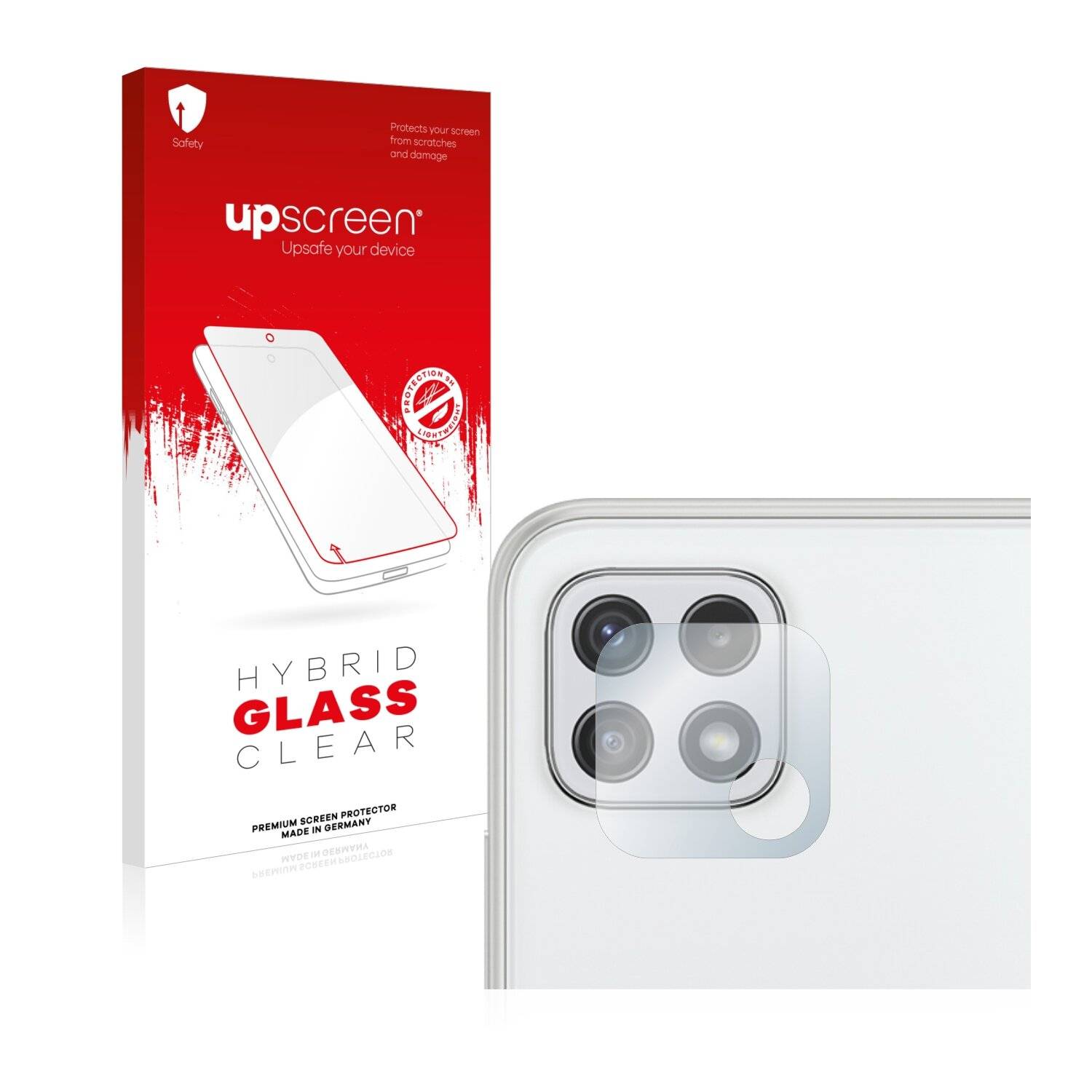 upscreen Hybrid Glass Clear Premium Schutzglas Folie für Samsung Galaxy A22 5G (NUR