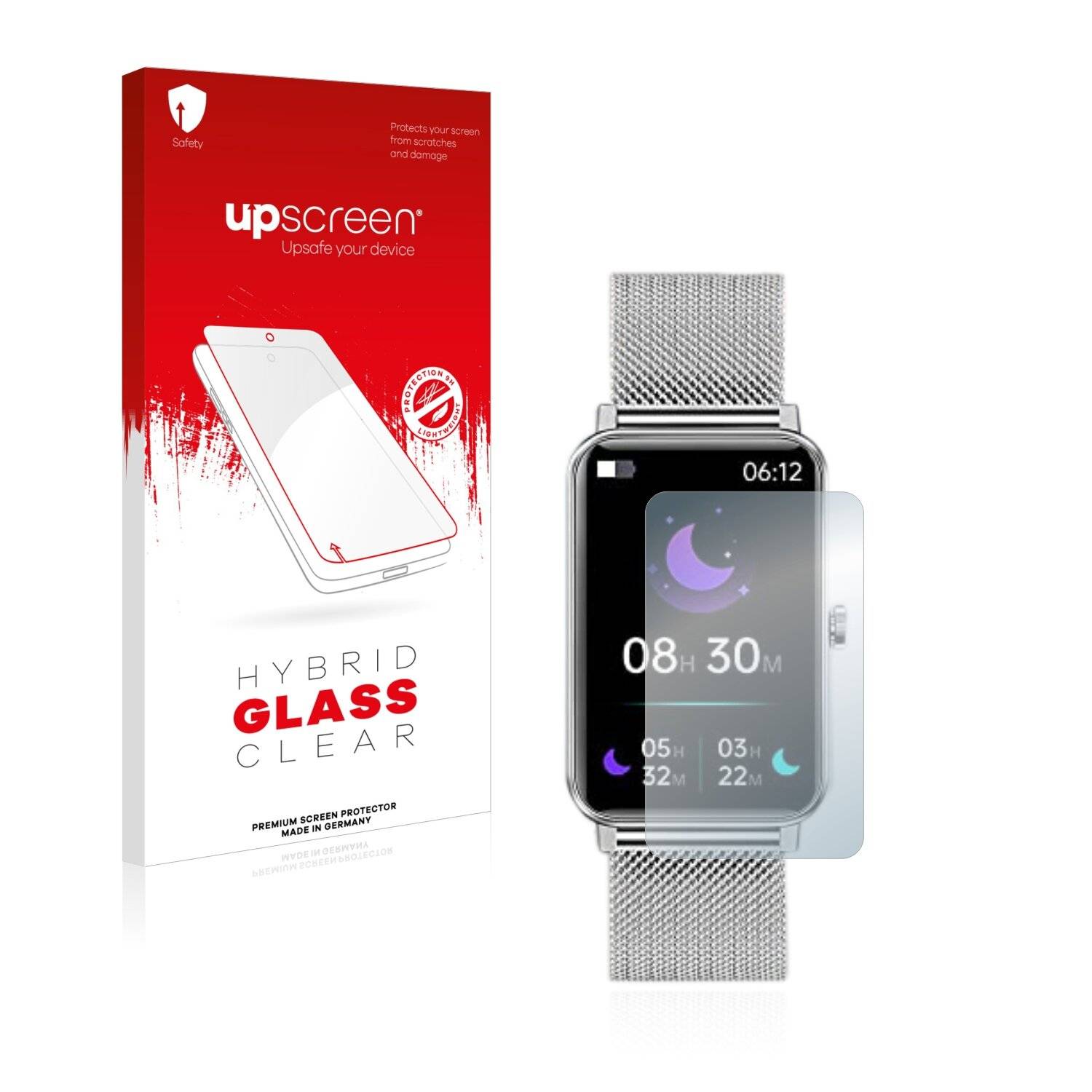 upscreen Hybrid Glass Clear Premium Schutzglas Folie für Yocuby