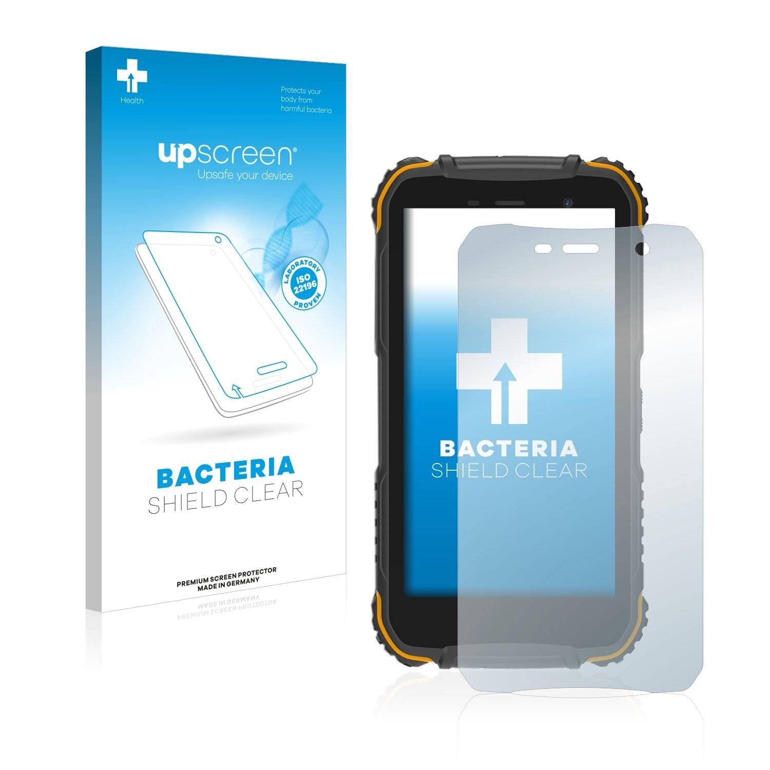 upscreen Bacteria Shield Clear Premium Antibakterielle Displayschutzfolie für Doogee