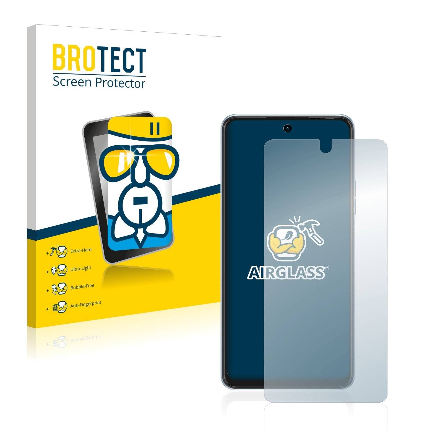 BROTECT AirGlass Schutzglas Folie für Tecno Camon