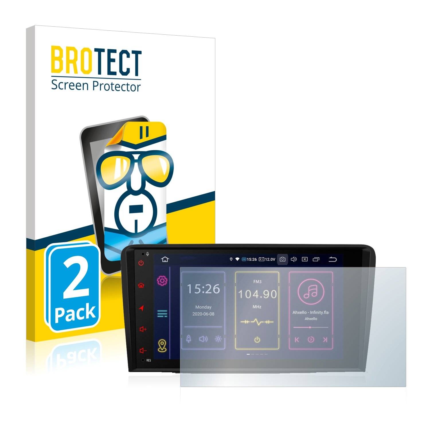 2x BROTECT HD-Clear Displayschutzfolie für Xtrons