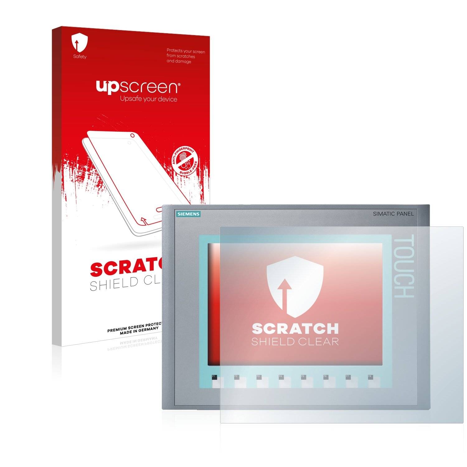 upscreen Scratch Shield Clear Premium Displayschutzfolie für Siemens Simatic HMI KTP 1000