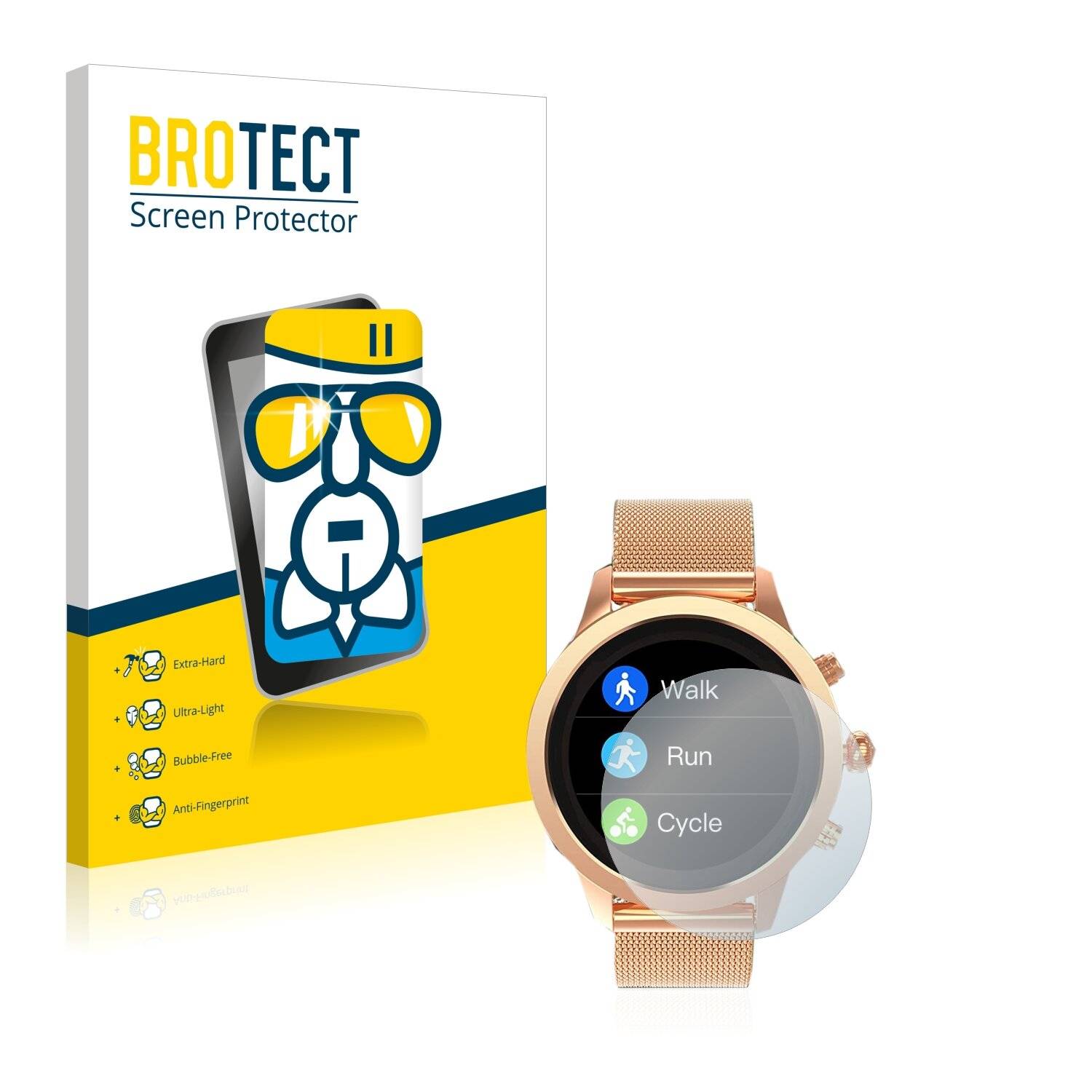 BROTECT AirGlass Schutzglas Folie für Aney Well